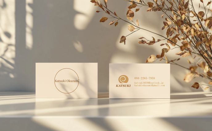 【名刺】ミニマルな名刺レイアウト