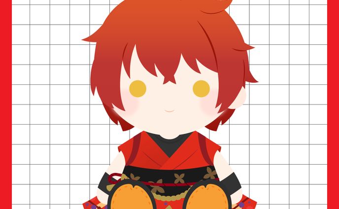 おすわりぬいぐるみイラスト / TAKI様