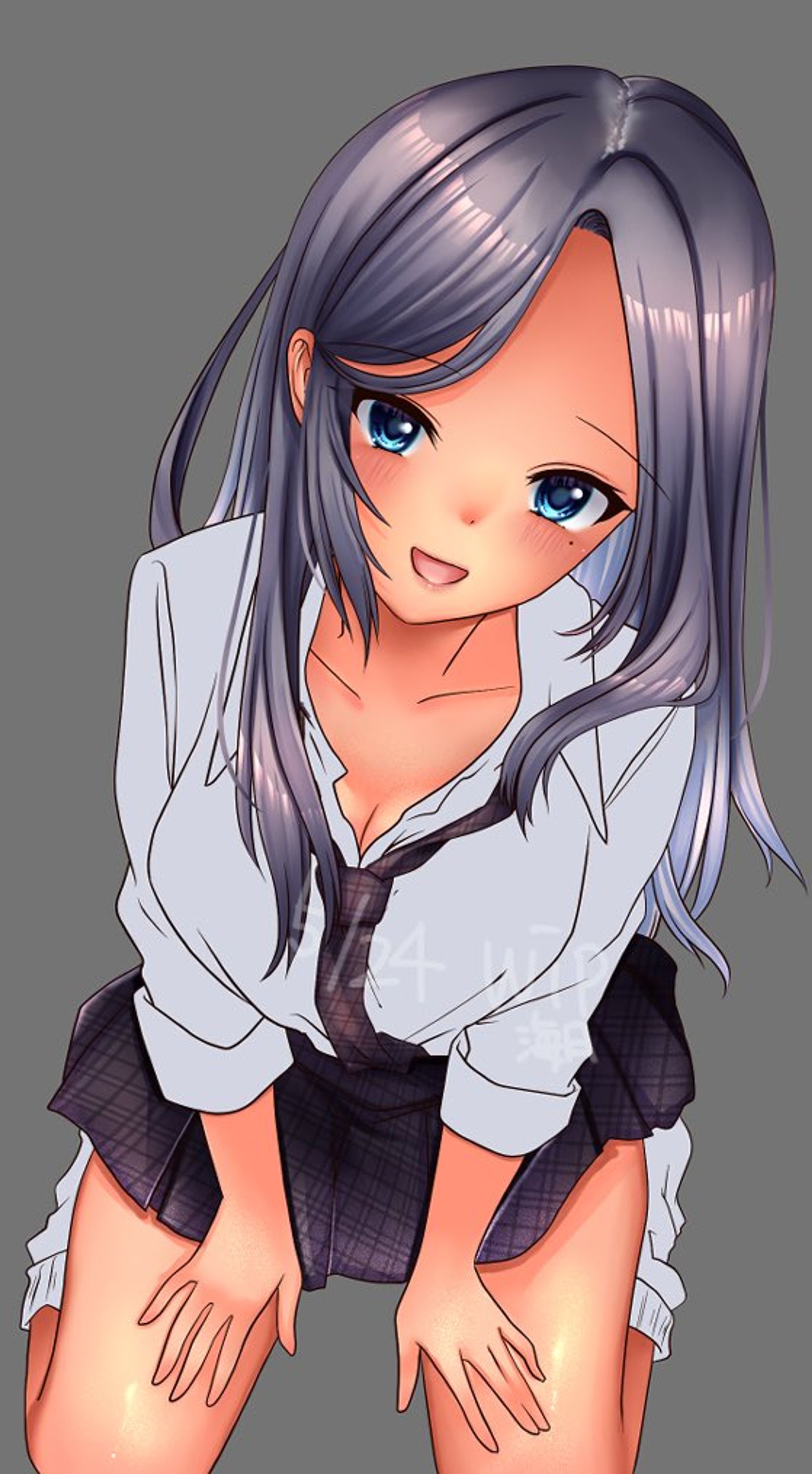 塗り途中の女の子-1