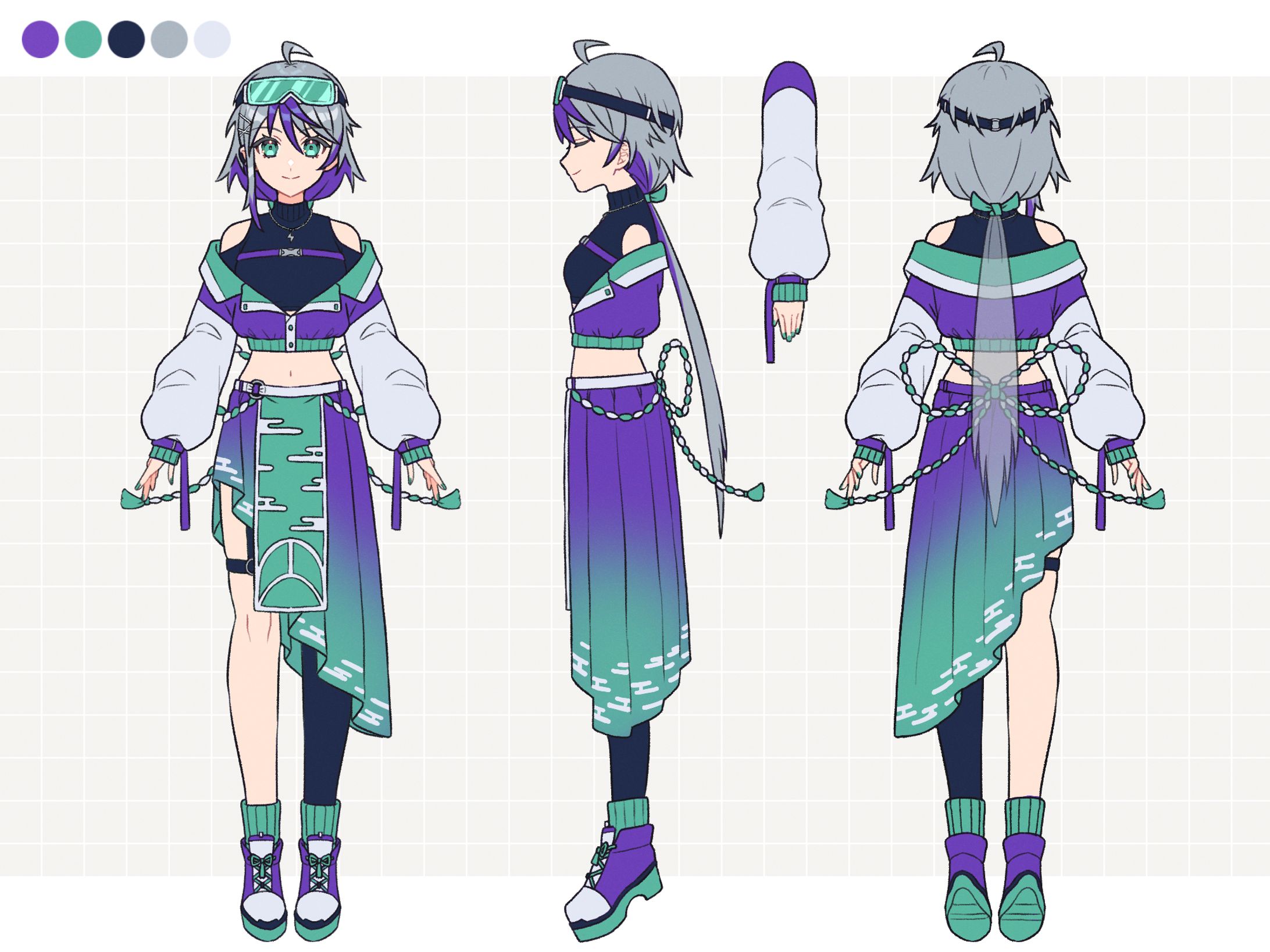 【優秀賞受賞】ENRAIメインキャラクターデザインコンテスト「遠雷円」-1