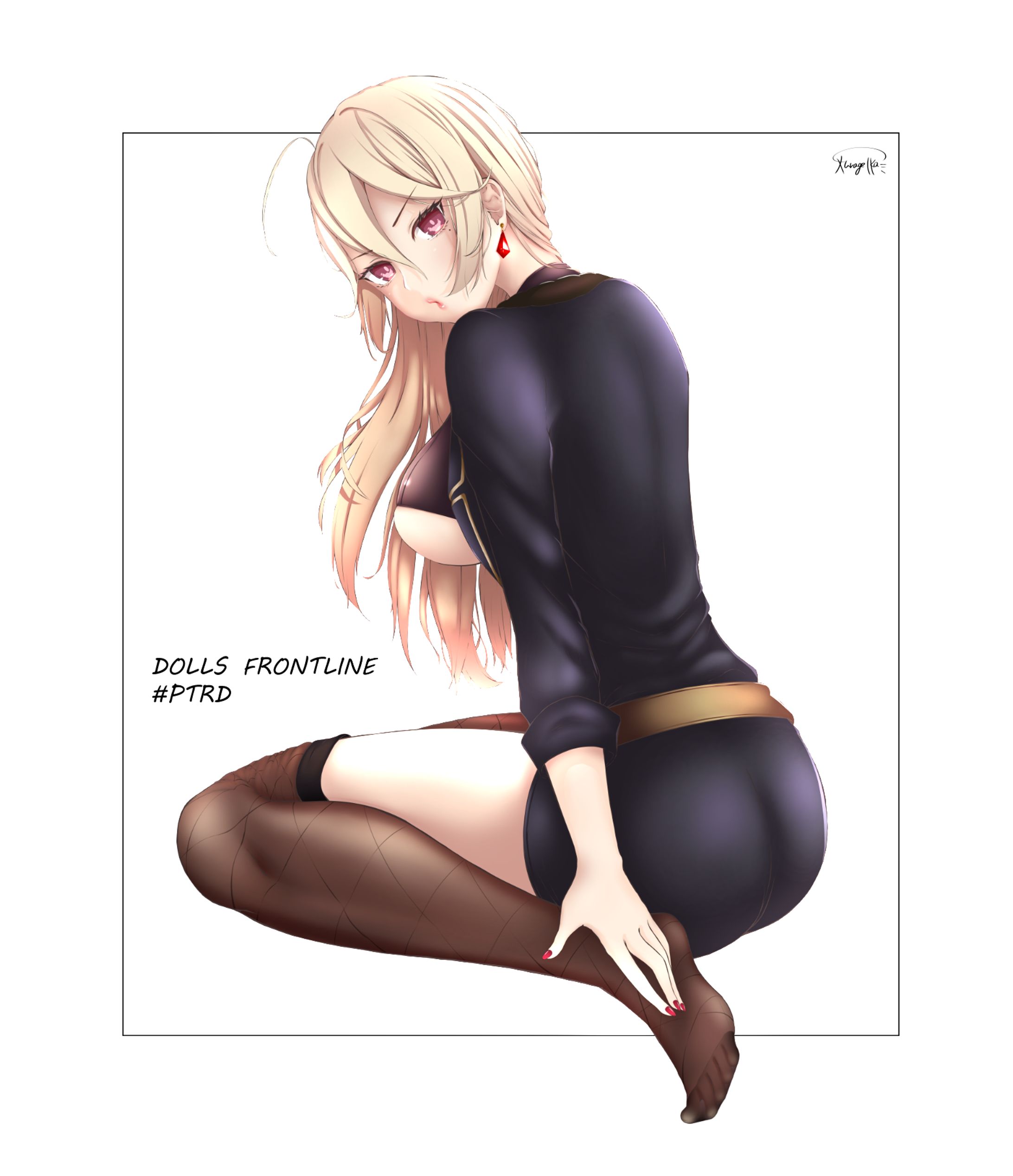  ‎2021‎-02-‎0‎8‎ Skeb 依頼 ドールズフロントライン(ドルフロ)【少女前線】PTRD -1