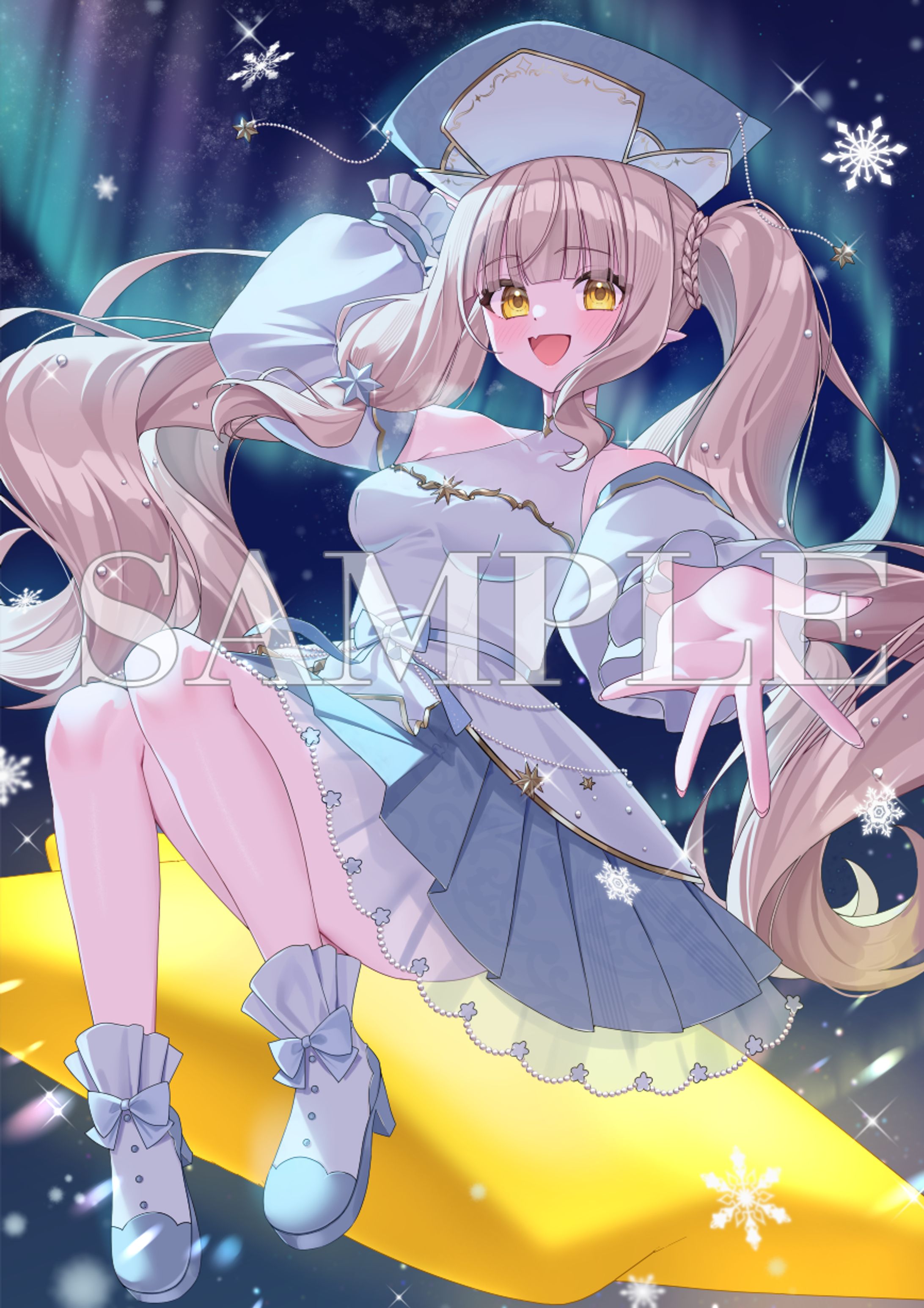 白星ゆのん様　キービジュアルイラスト-1