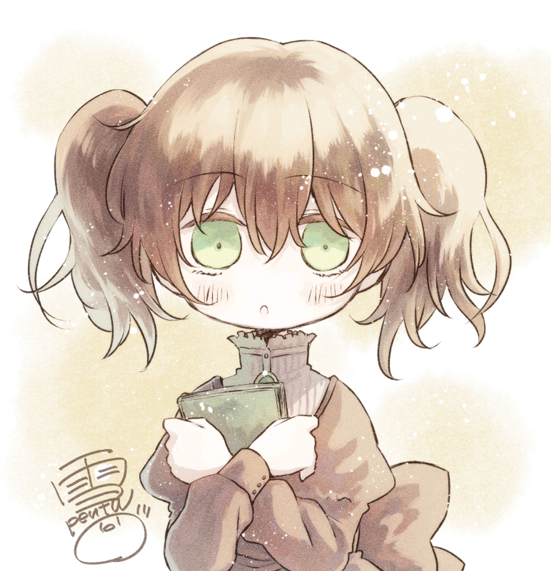 本と少女-1