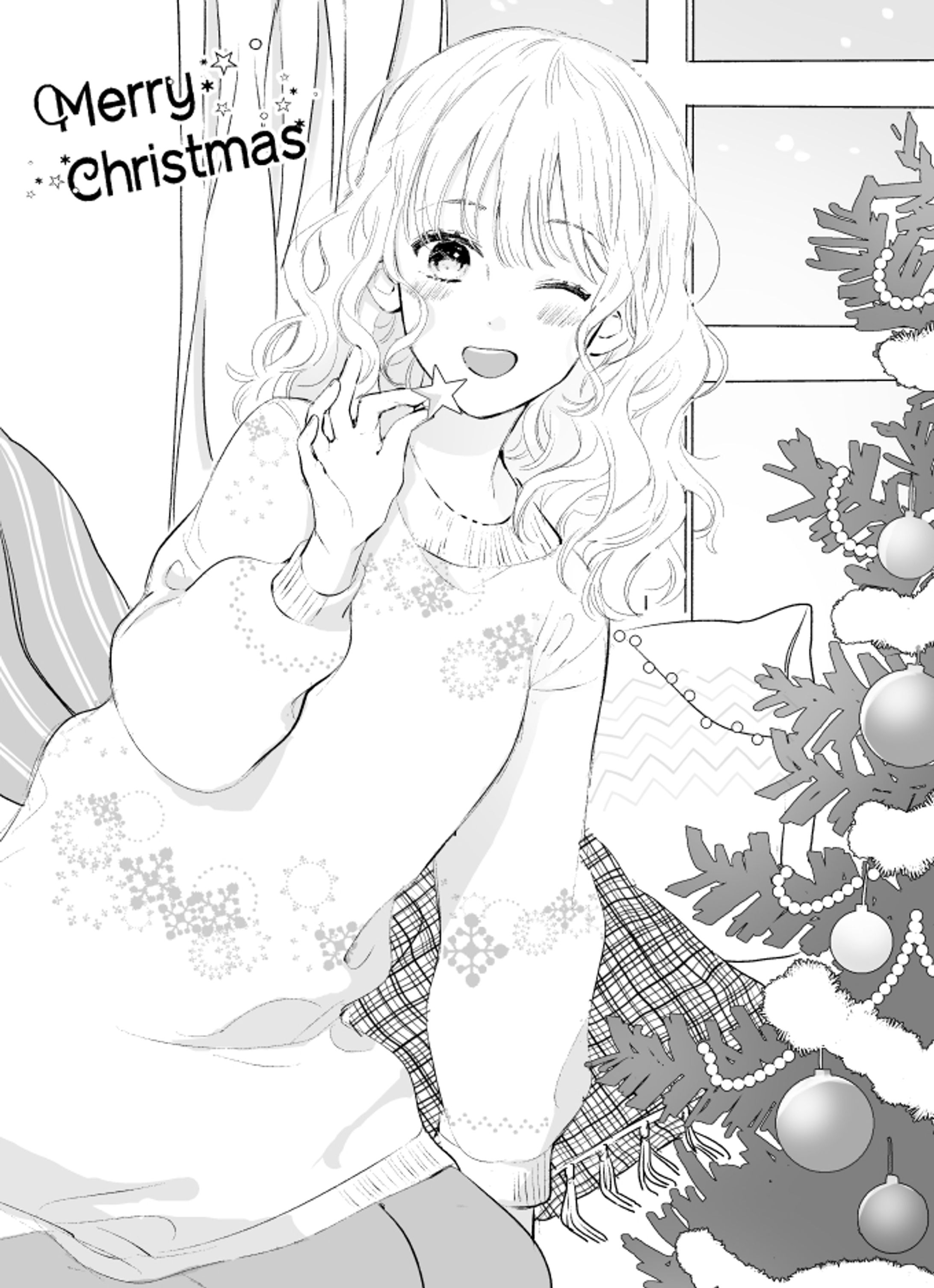 オリジナルイラスト（モノクロ）-1