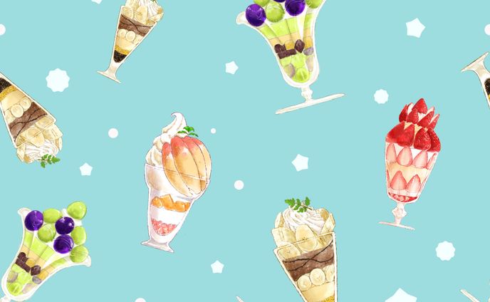 【自主制作】布パターン_パフェ