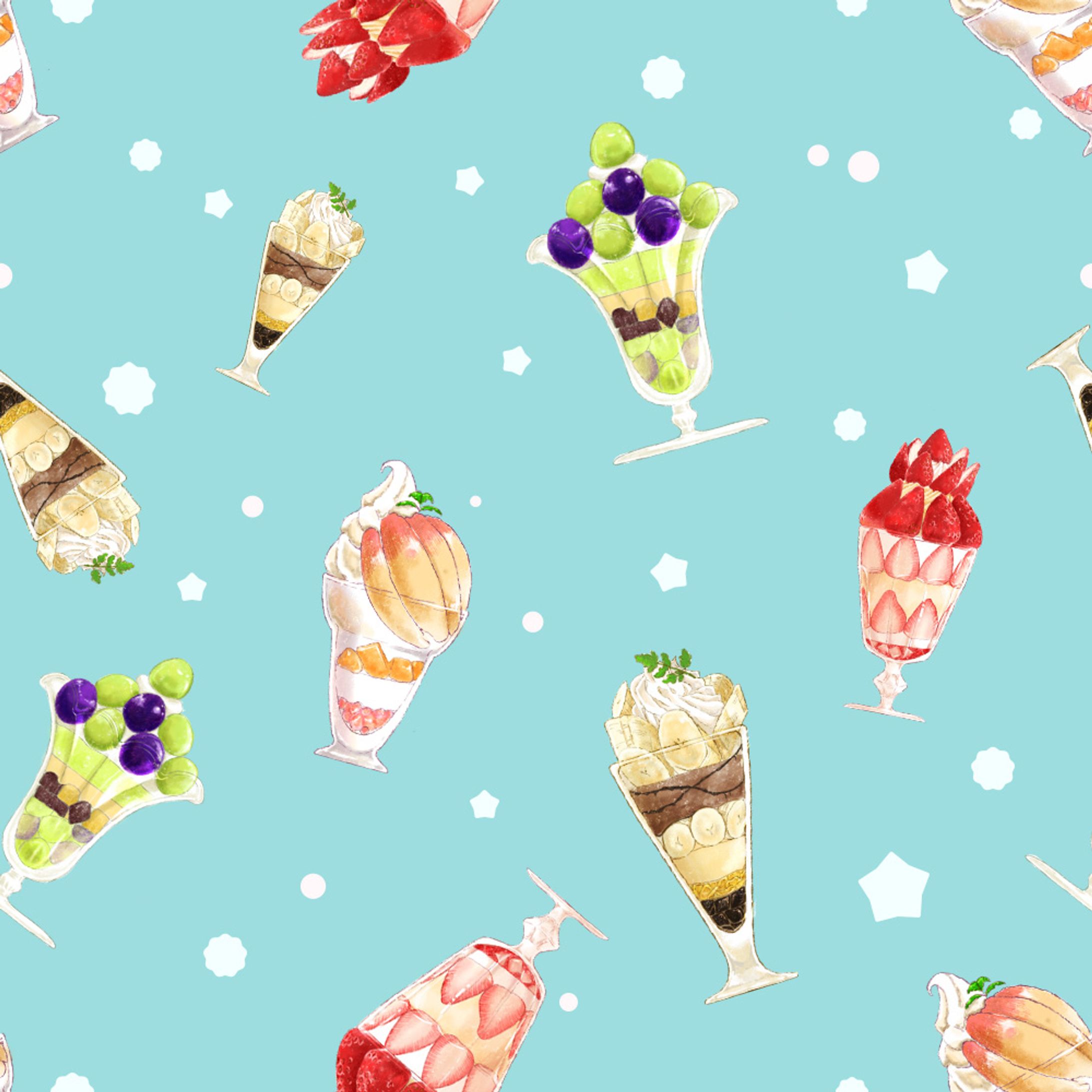 【自主制作】布パターン_パフェ-1