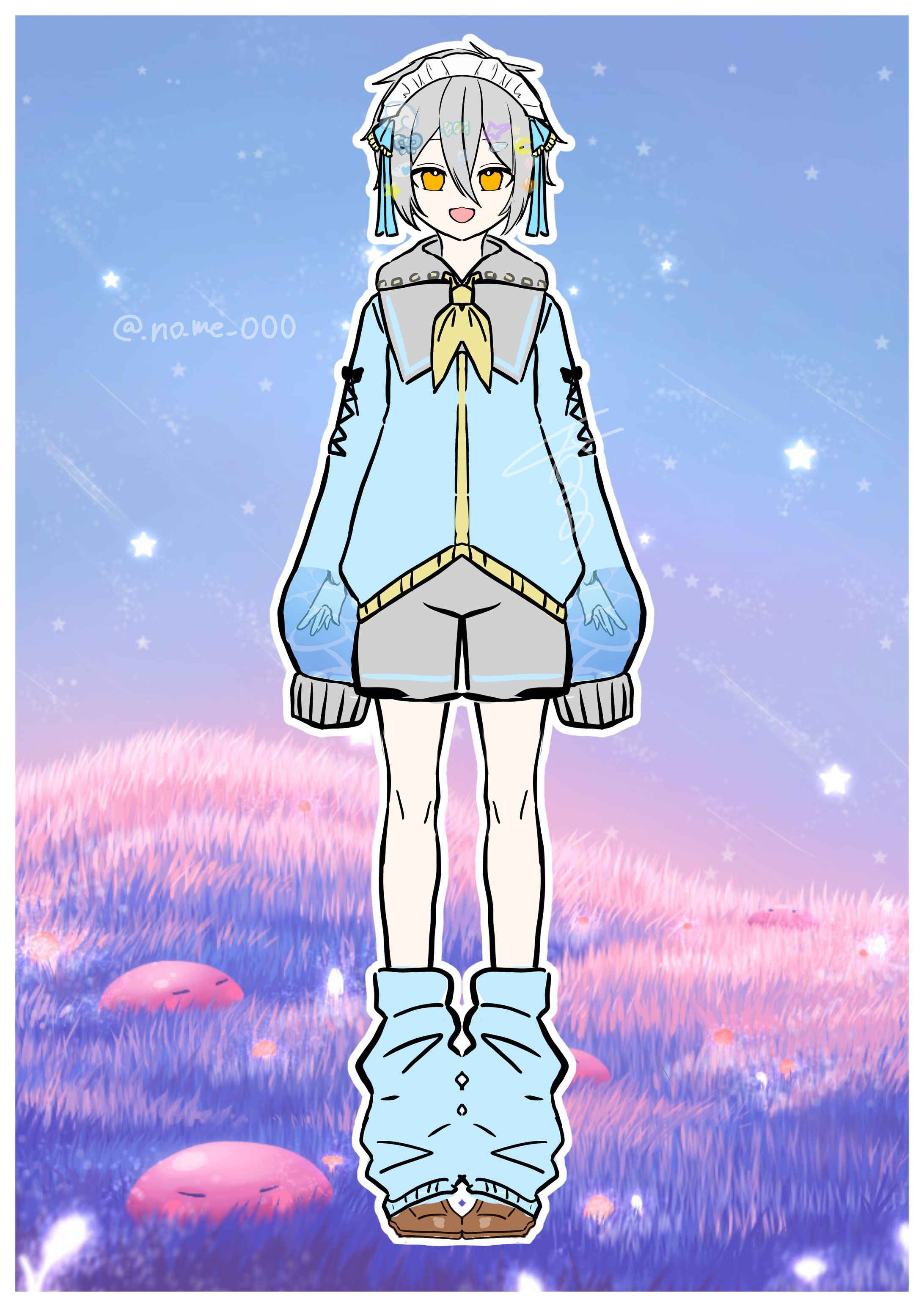 キャラクターデザイン(全身/ラフのみ)-1