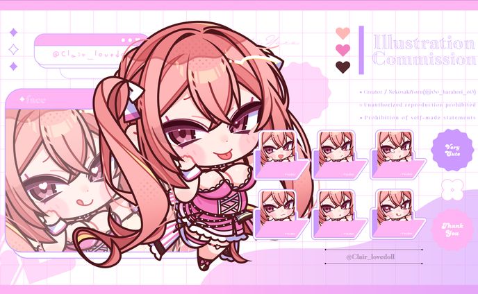 ✦デフォルメイラスト / 愛乃くれあ様