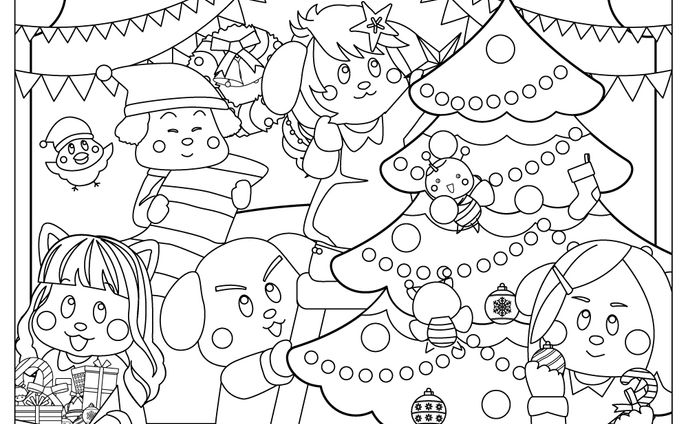 塗り絵イラスト・デザイン制作