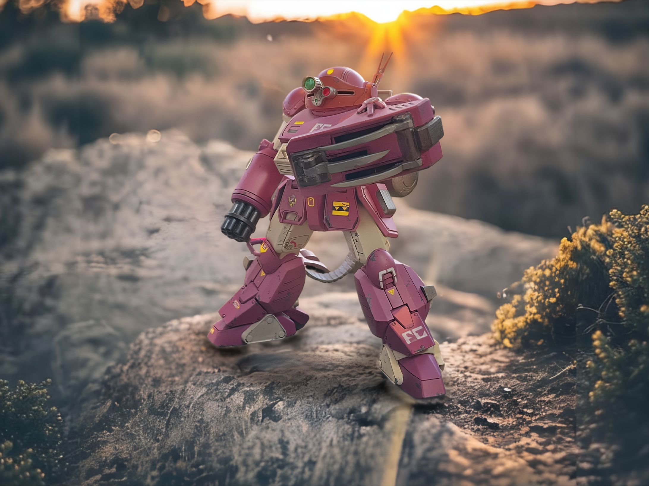 生成AIによるプラモデルの背景作成その他-1