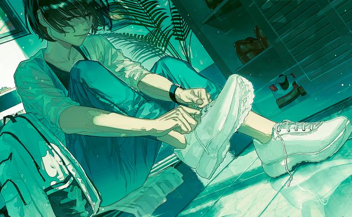 HaTa様「さよなら、ブッキッシュワールド」MVイラスト