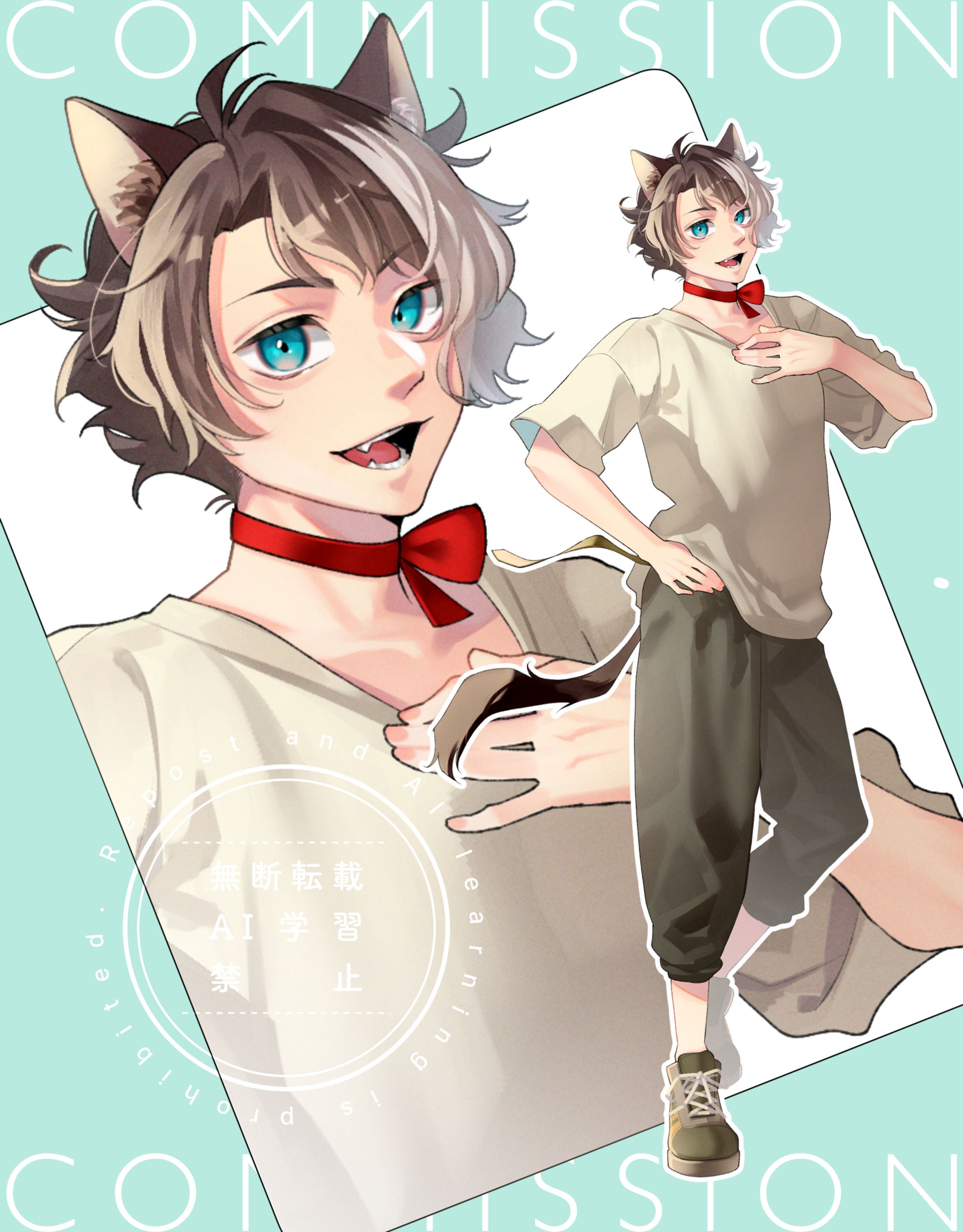 OC立ち絵イラスト（Skebご依頼）-1