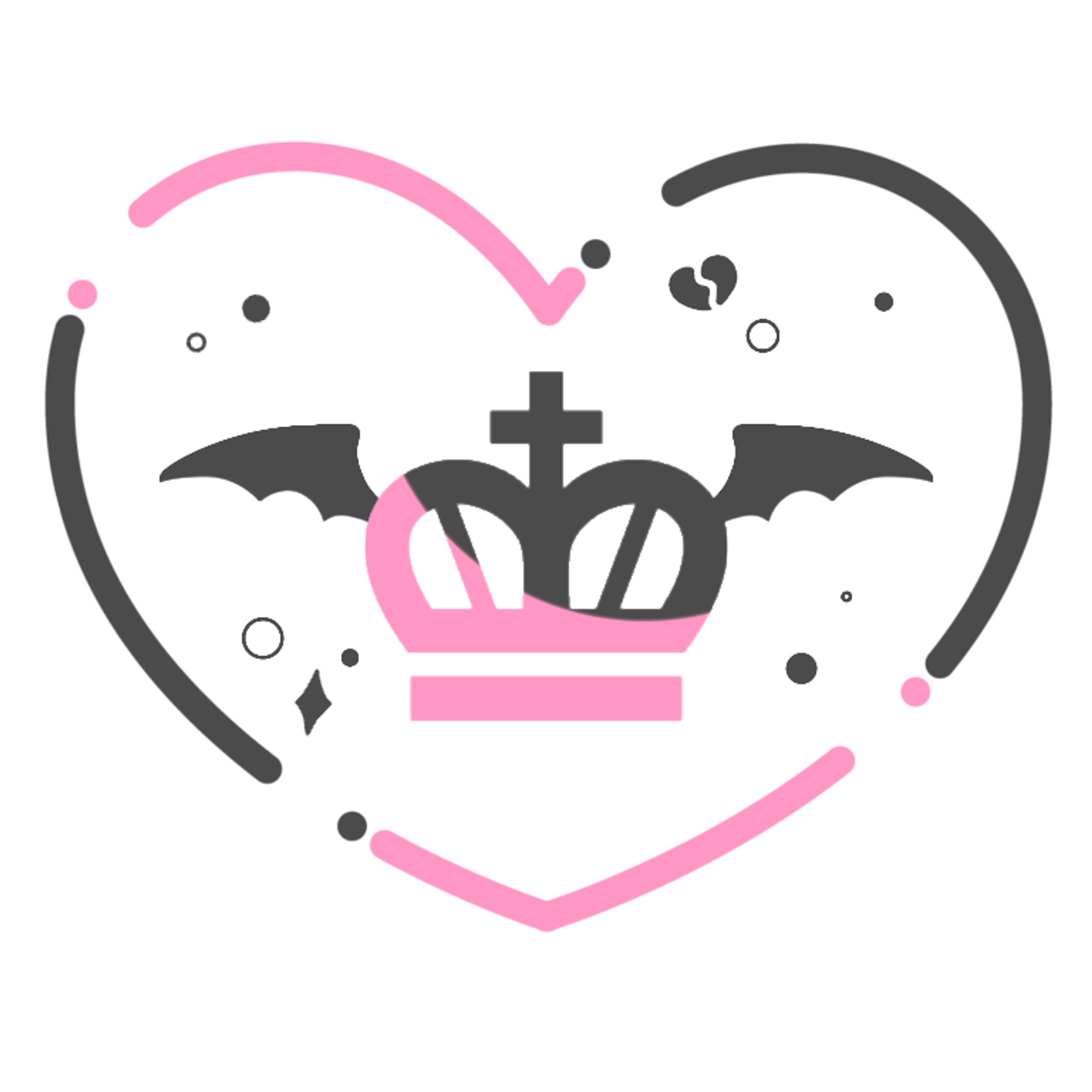 シンボル,ネームロゴ  おどけあくま様-1