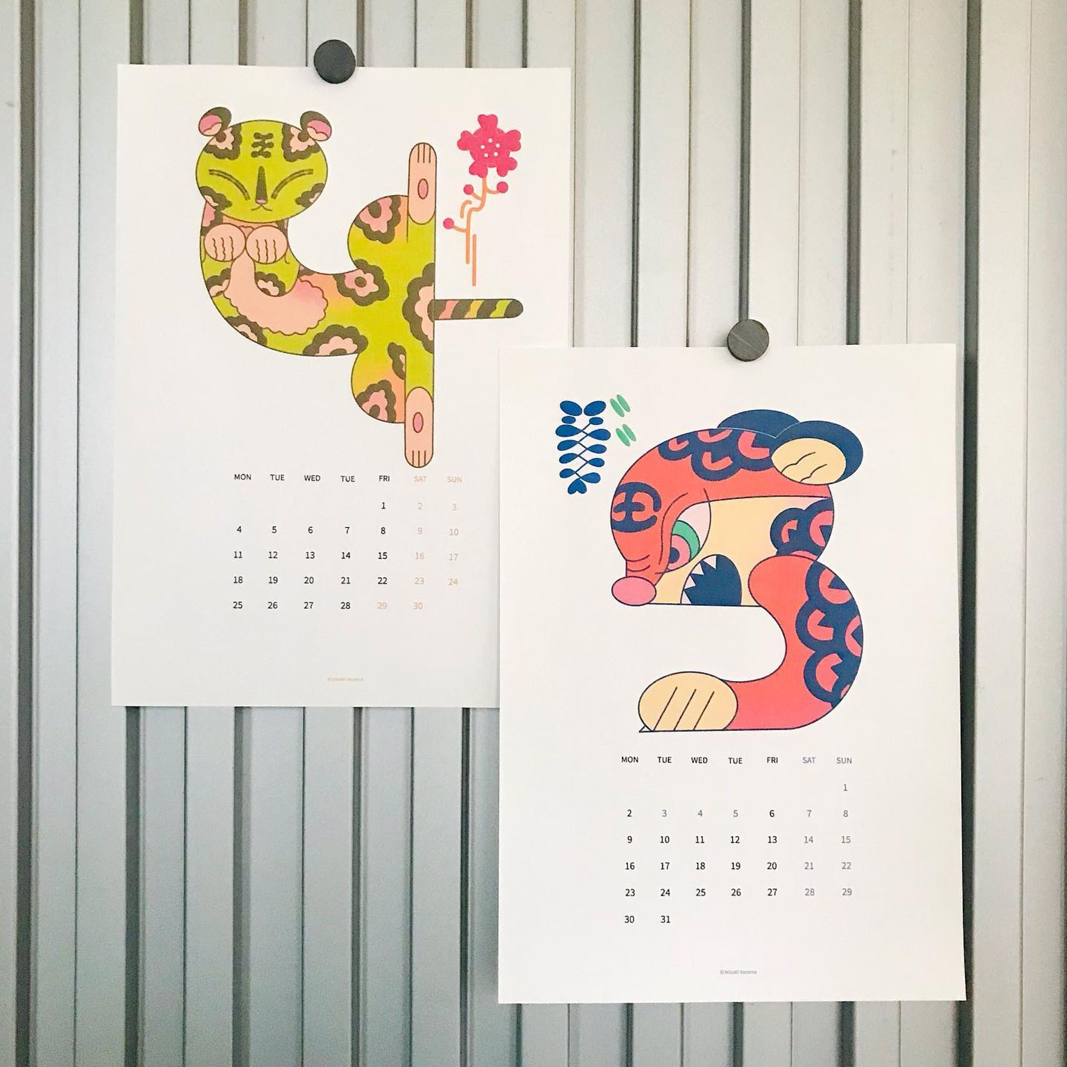 虎カレンダー
4月・5月のDL販売開始しました🐯

ぜひお好きな紙で印刷してみてください🌷

【DL販売】
プロフィールのリンクツリーより
以下のどちらからでも購入できます。

・STORES
・BOOTH

PDF
size:A4 

ご家庭でプリントして飾ったり、
待受画像としてお使いください。 

※個人利用のみOK
※転載・二次利用・転売は固くお断りします

#illustration #art #graphic #graphicdesign #tiger #calendar #april #may #2022 #カレンダー #暦 #寅年 #4月 #5月 #2022カレンダー #2022calendar #printart-1