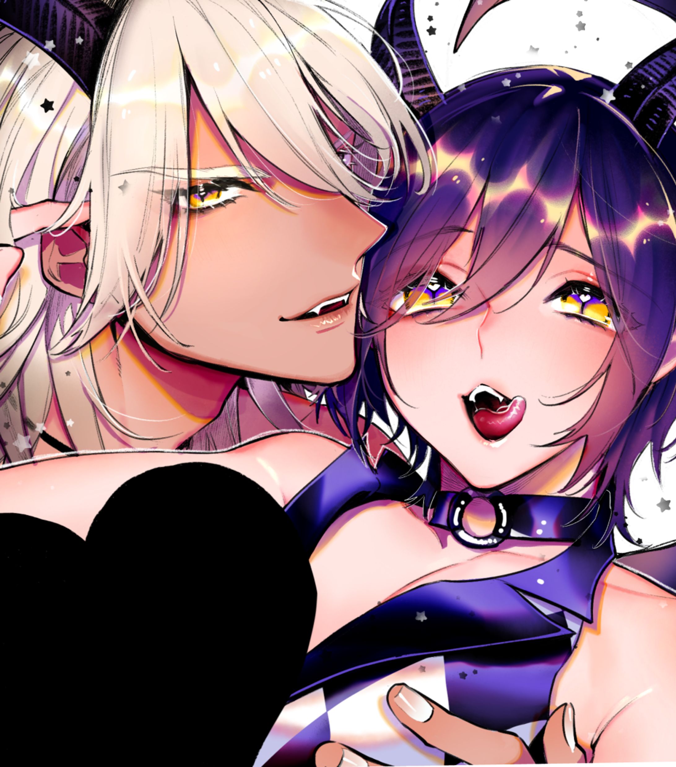 蜜淫インキュバス色紙イラスト-1
