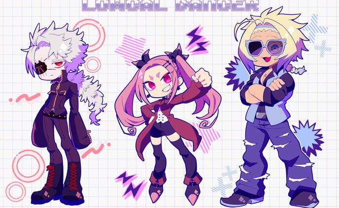 【創作】ロウカルダンサー主人公ズミニキャラ