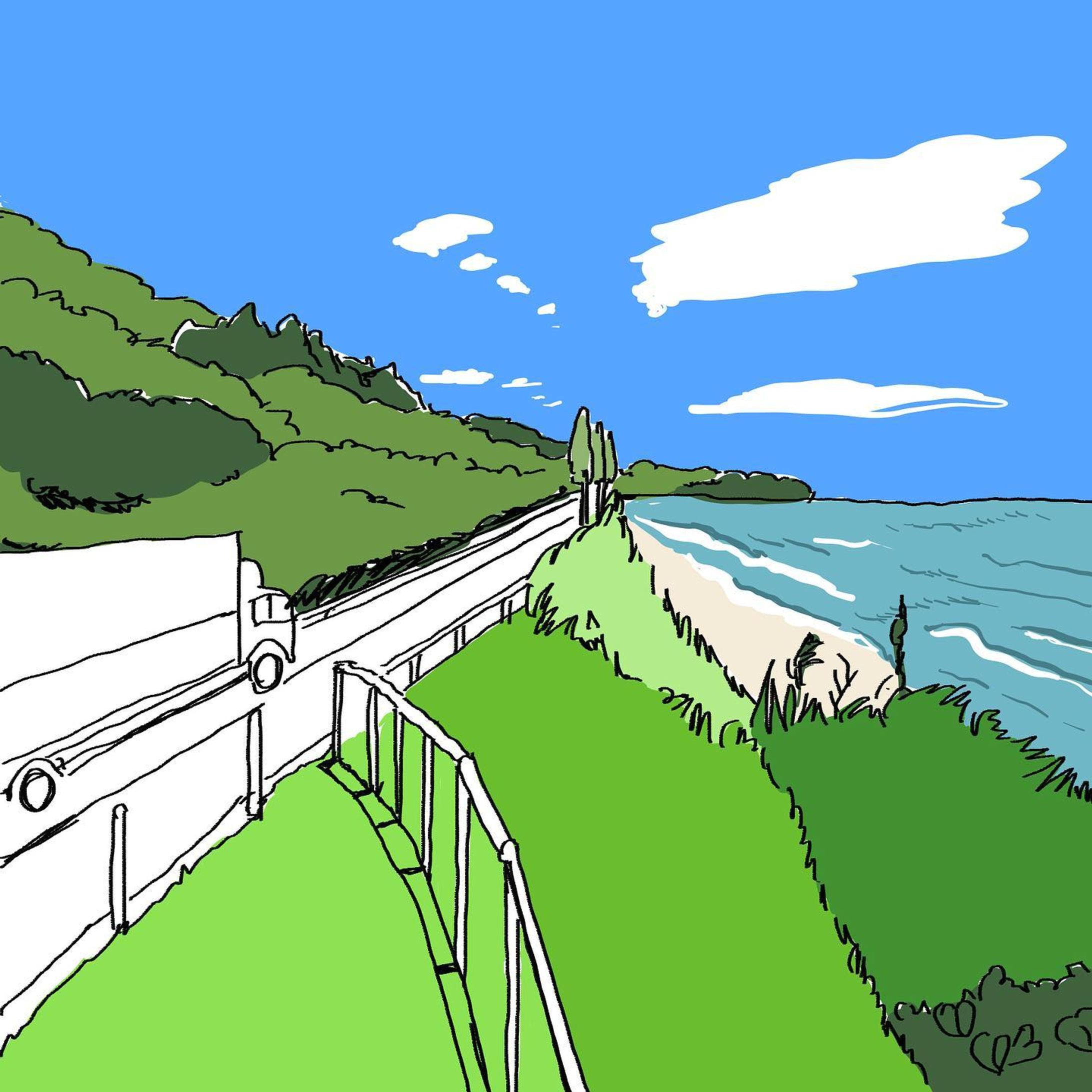 海辺スケッチ
seaside
#adobefresco #sketch #seaside #summer #landscape-1