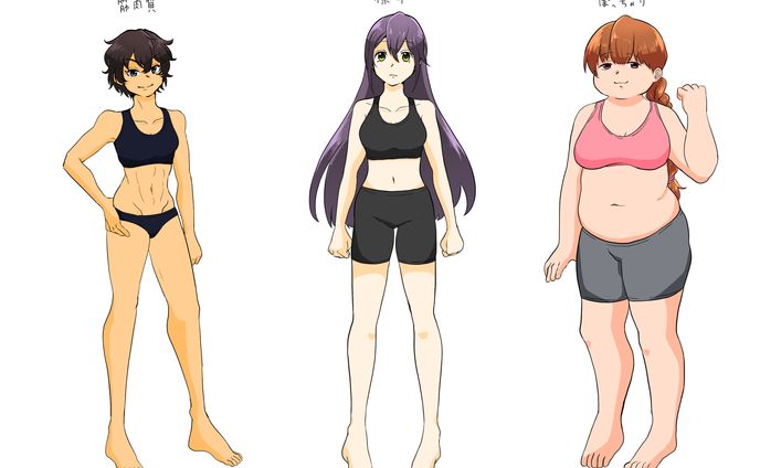 アナログイラスト、画角：標準