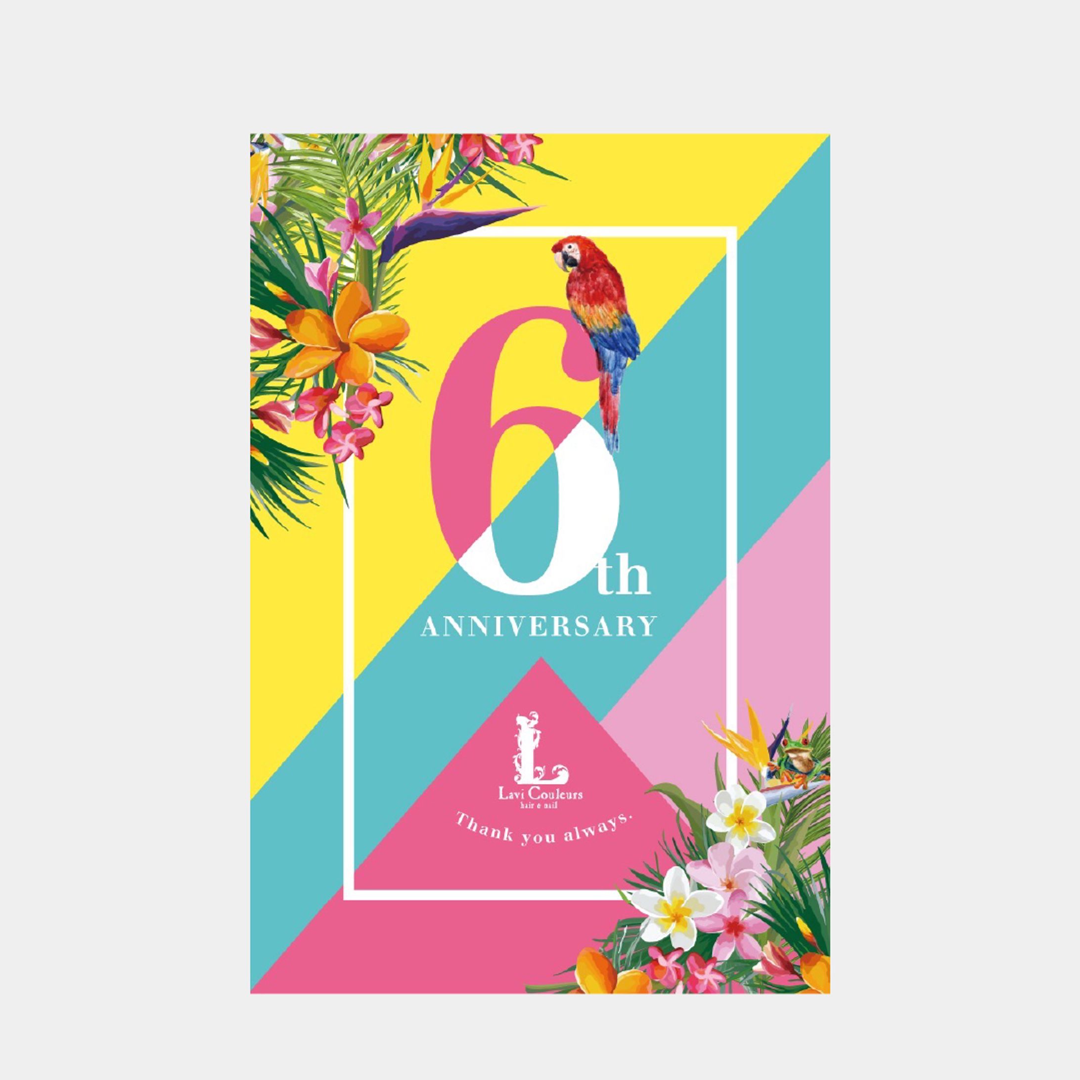 Lavi Couleurs 6th anniversary DM 2018-1