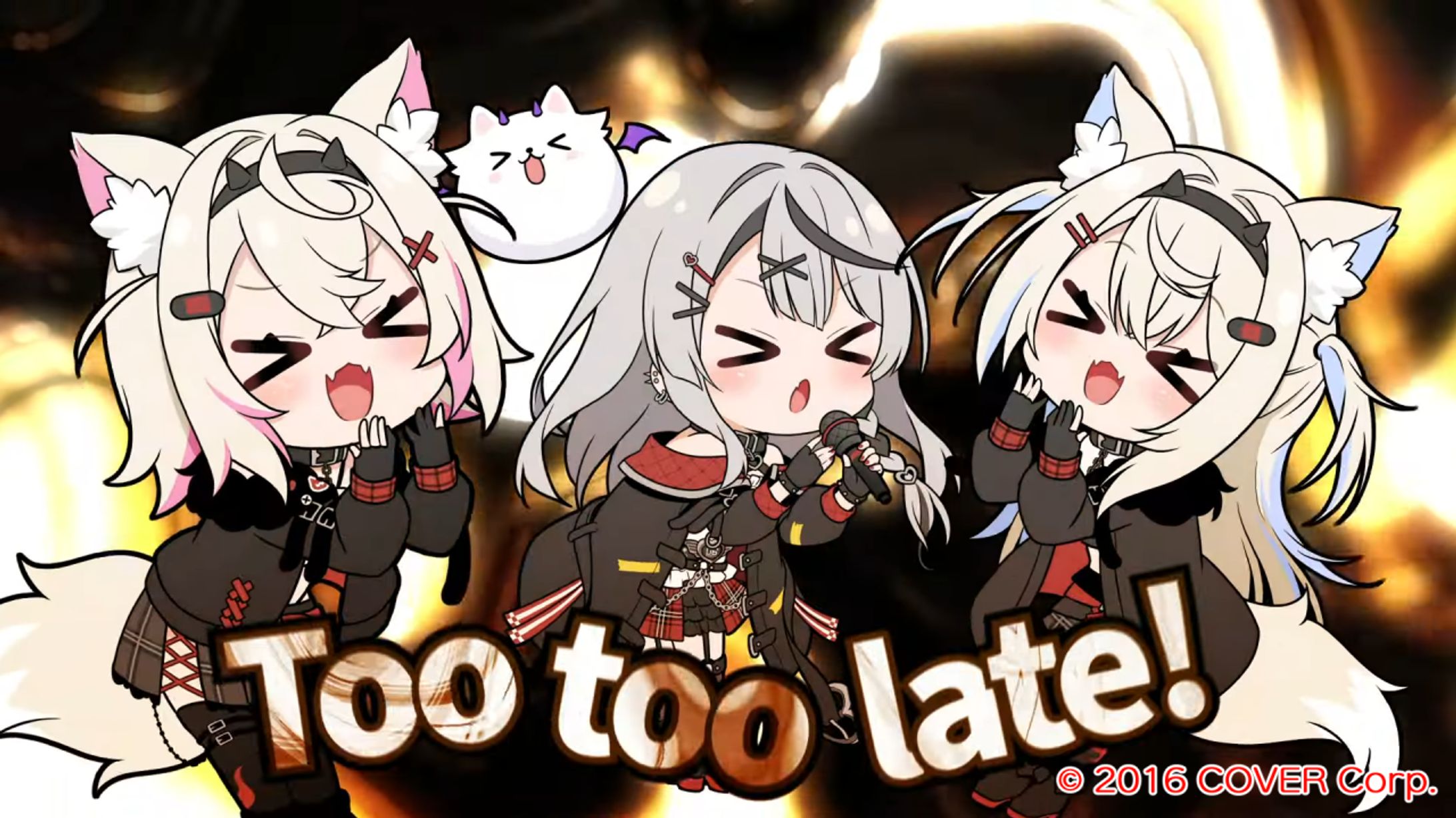 【2024お仕事】沙花叉クロヱ＆FUWAMOCO_SDイラスト-1