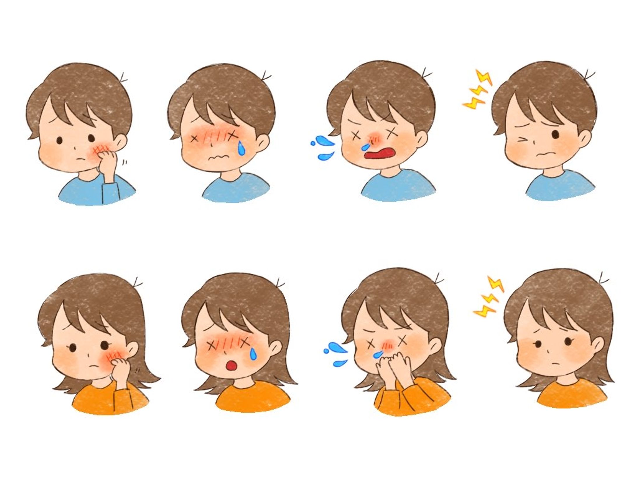 【自主制作】花粉症イラスト-1