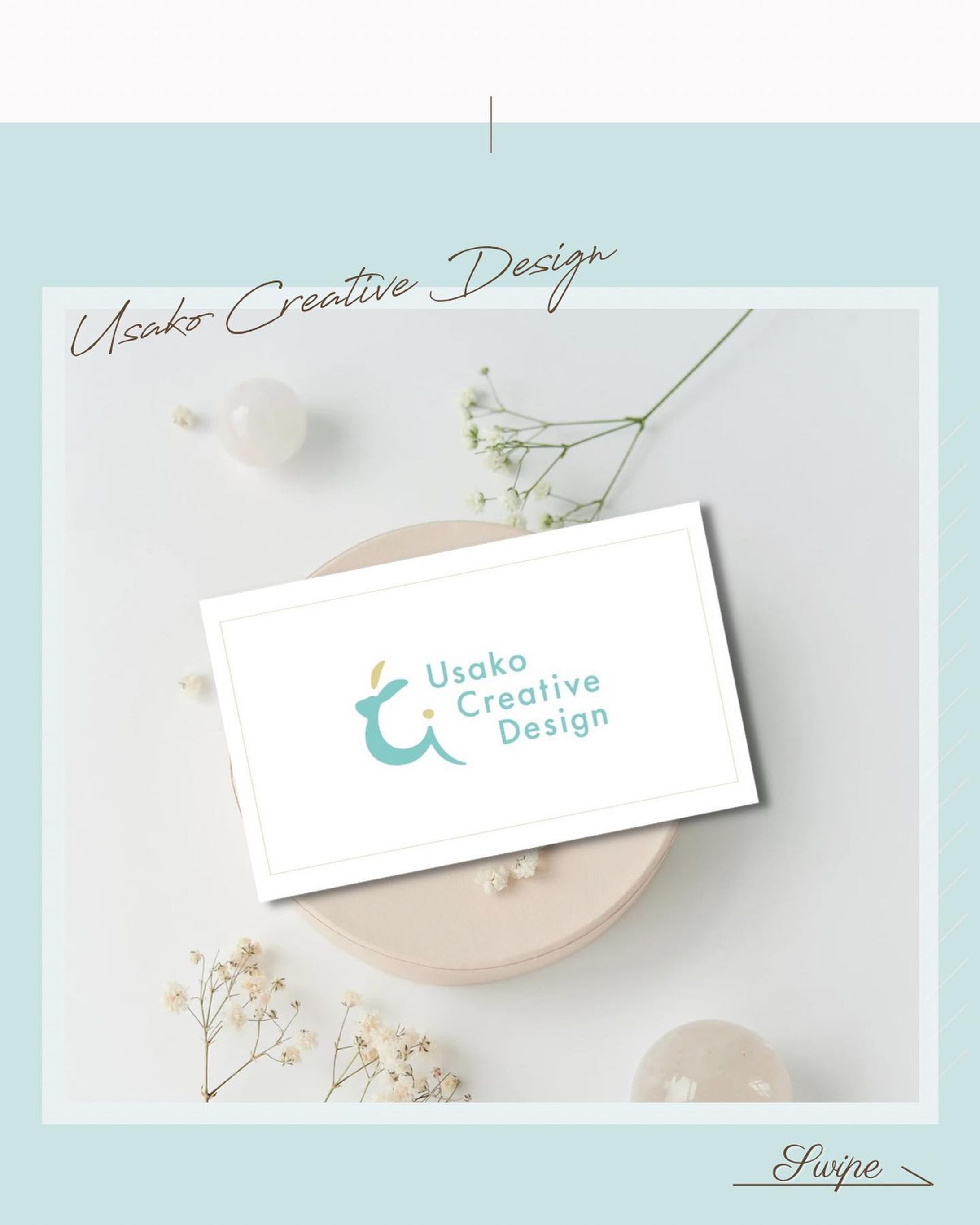 今回は自分の名刺を作成。

ロゴは今回 @chihiro_o_design さんに依頼しました。

柔らかい印象もありつつ
軽やかに跳ねるイメージを出していただき素敵なロゴです。

今回名刺を作成した経緯に
家に引きこもりで作業だったため
外でのやりとりをしてこなかった私です。

しかし流行病の緩和から用意する予定ができたため急遽作成。

そんなこともかさなり
今回気になっていたCanvaで試しに印刷してみました。

今回印刷した印象としては
ポストカードには向いているかなと言った印象を受けました。

これから少しずつ制作物も発信していくのでお楽しみに。

__usako________Design_____________

こんな事に困っていませんか？
♦︎デザインセンスがなくなんだか投稿がわかりにくい
♦︎どんな色合いでデザインすればいいかわからない
♦︎テンプレを作ったのはいいけど上手く使いこなせない…！
♦︎Canvaの使い方がわからなすぎで投稿するのが辛い…

そんなあなたにコンセプトに合わせた
インスタテンプレート作成し、デザイン代行します！

また、インスタの枠を超えて
リッチメニューなどのデザインも受注可能です♡

デザインに関するお問い合わせは
お気軽にDMにて【デザイン相談】とご連絡お待ちしています！

#webデザイン
#インスタ投稿テンプレ
#投稿テンプレート
#デザイナー-1