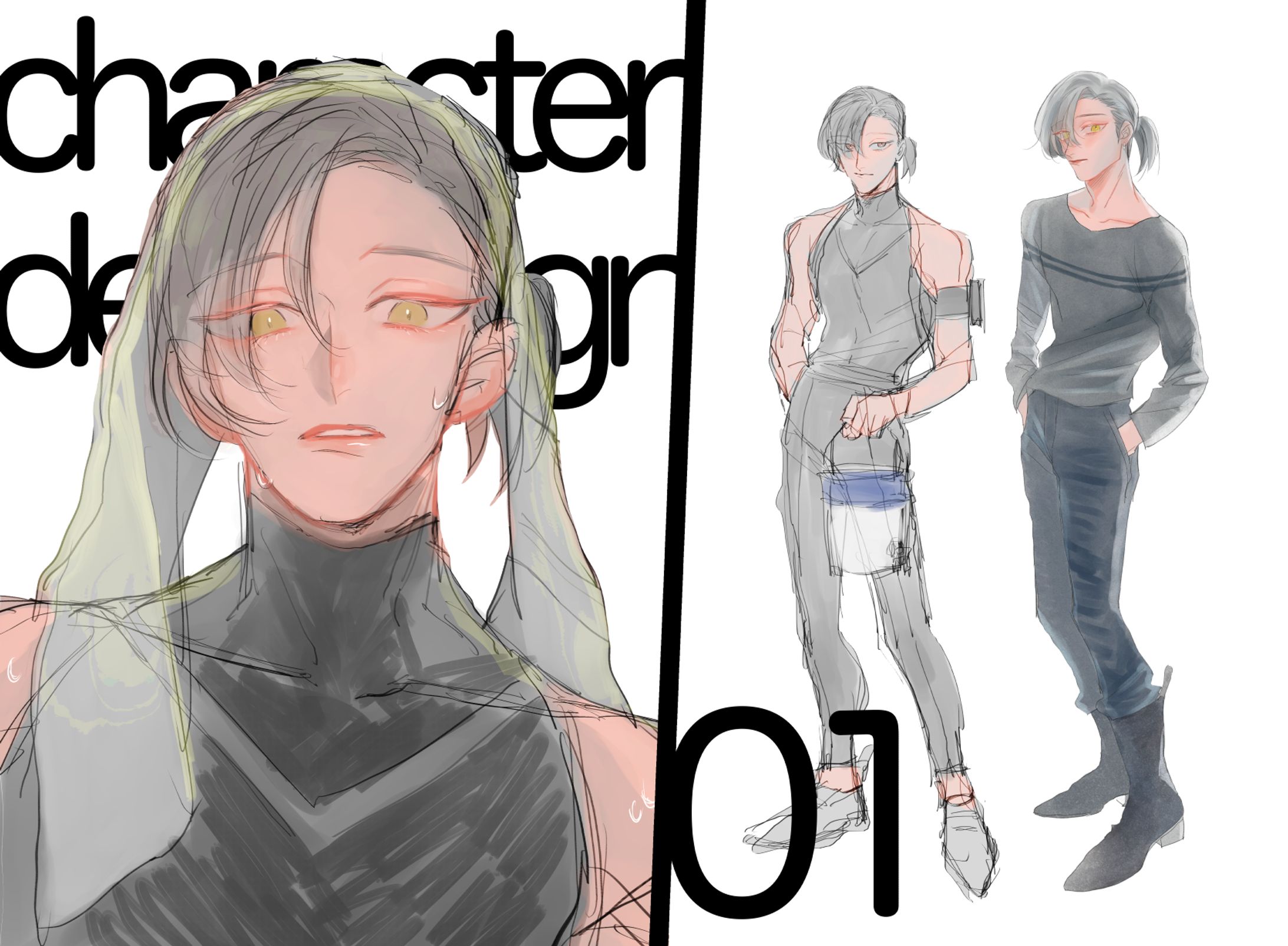 キャラクターデザイン・立ち絵・表情差分-1