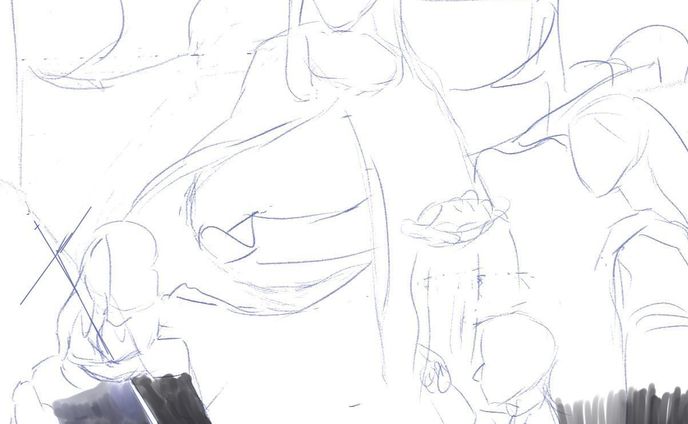 レオナルドダヴィンチ作品の模写
