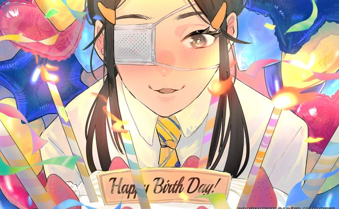 【一枚絵】誕生日イラスト