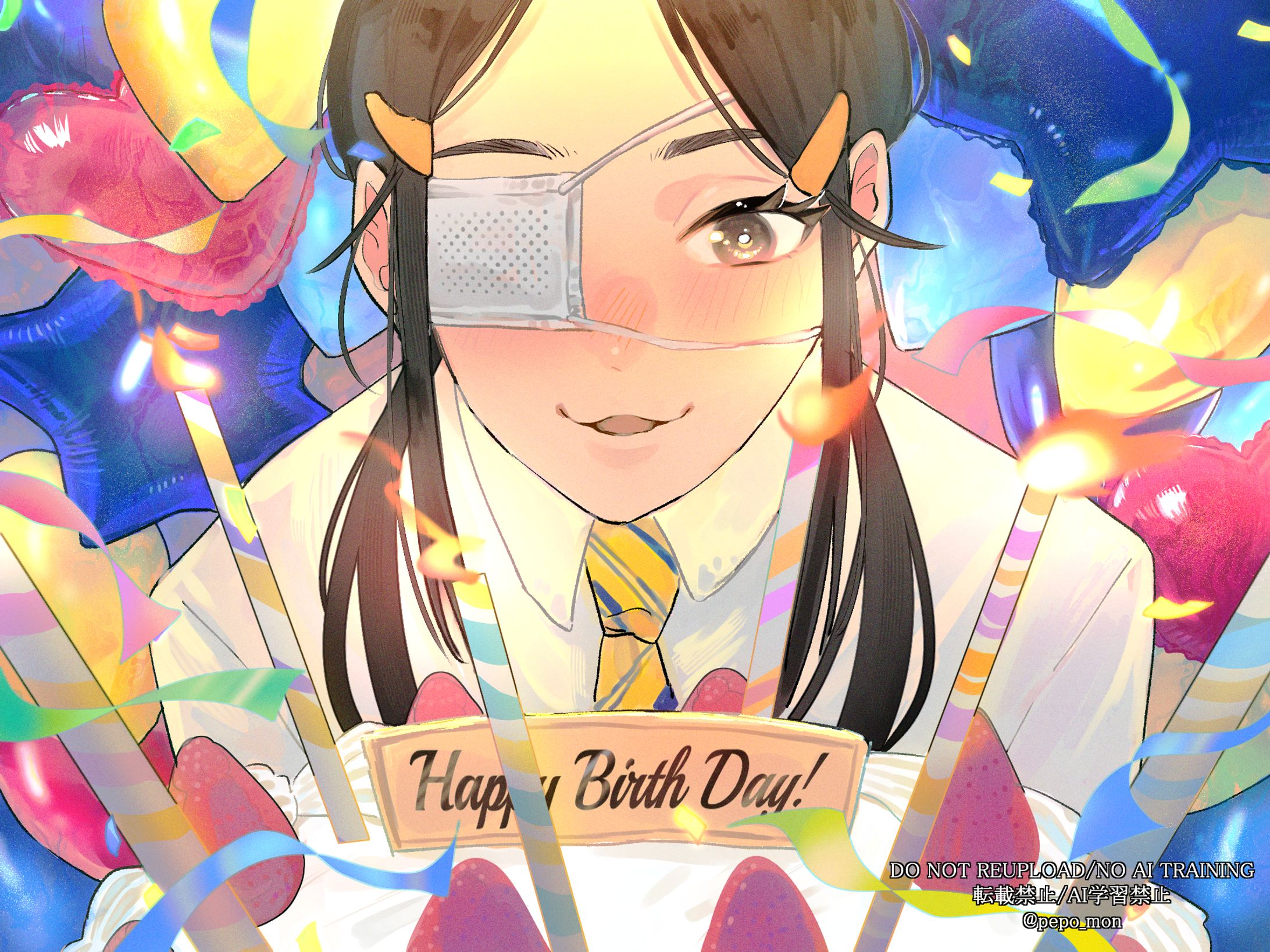 【一枚絵】誕生日イラスト-1