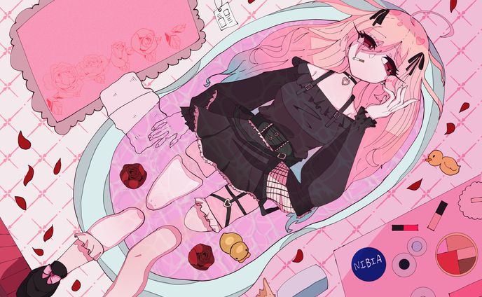 FA+ラフ、線画
