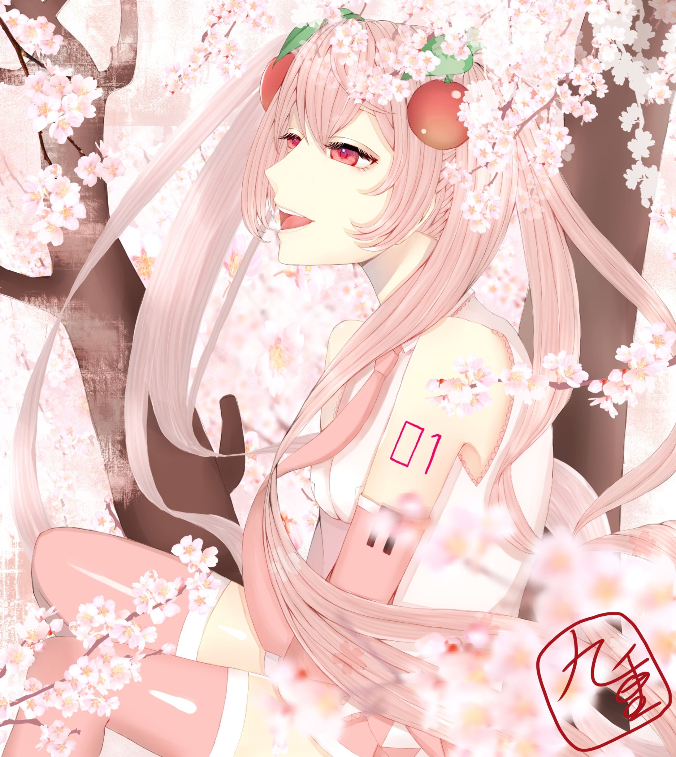 桜ミクファンアート-1