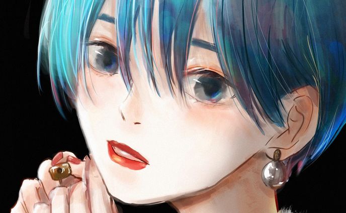 真珠の耳飾りの少女♦︎

大巨匠フェルメール　さん（呼び捨ても失礼だし、さん付けもなんだか違和感、、）のオマージュです。

#真珠の耳飾りの少女