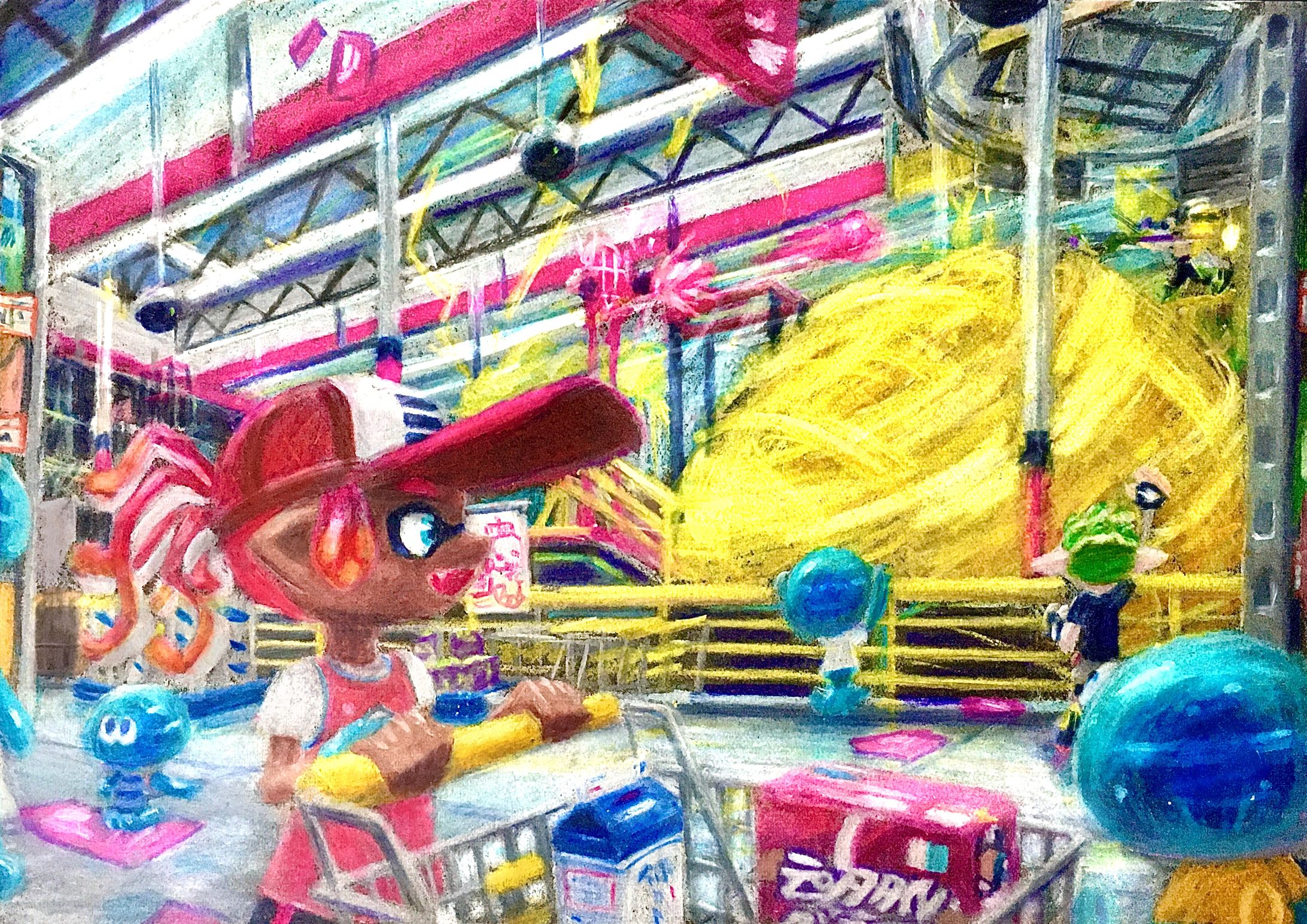 物騒で平和なイカたちの日常(Splatoon2)-1