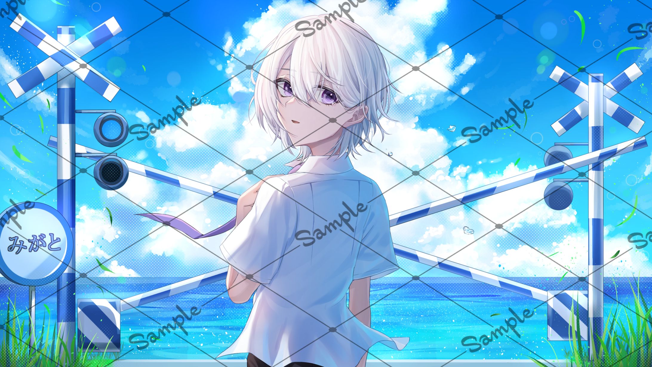 歌ってみた動画用イラスト-1