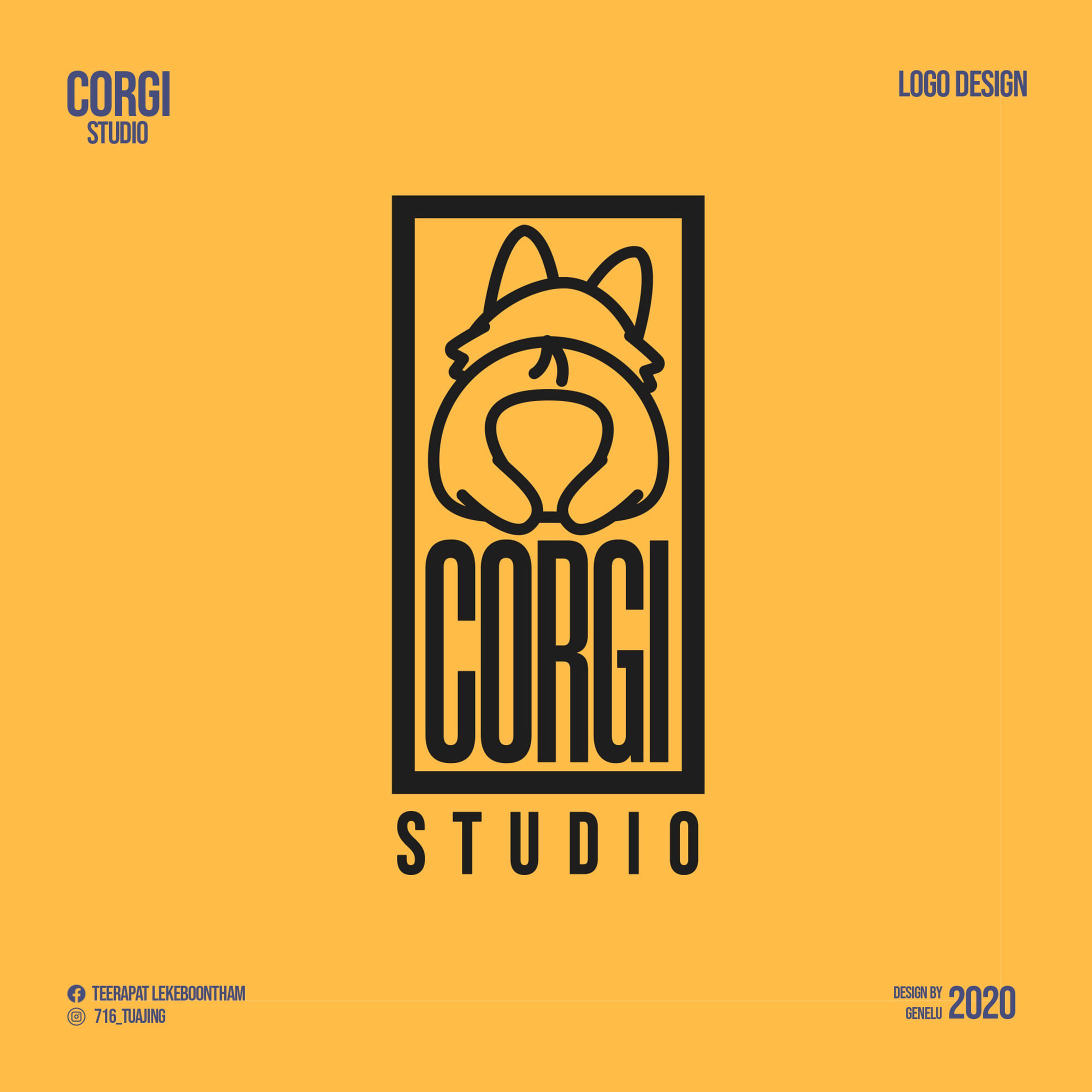 Corgi Studio【Logo Design】-1