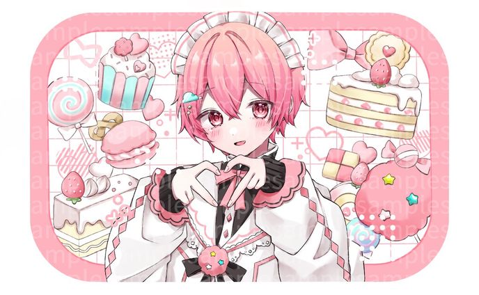 どろっぷ様　グッズ用イラスト