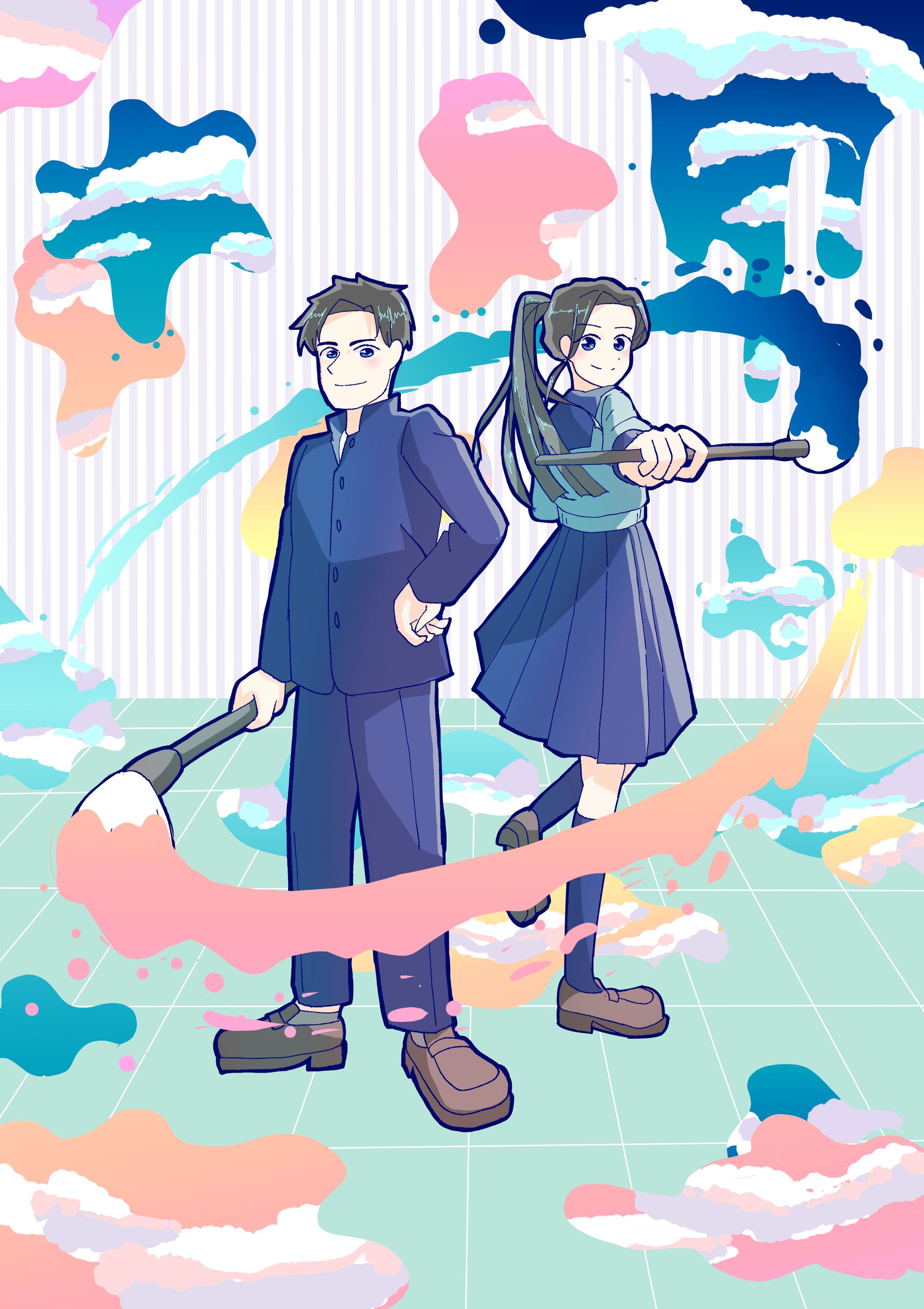 書き初めは空色の想い出-1