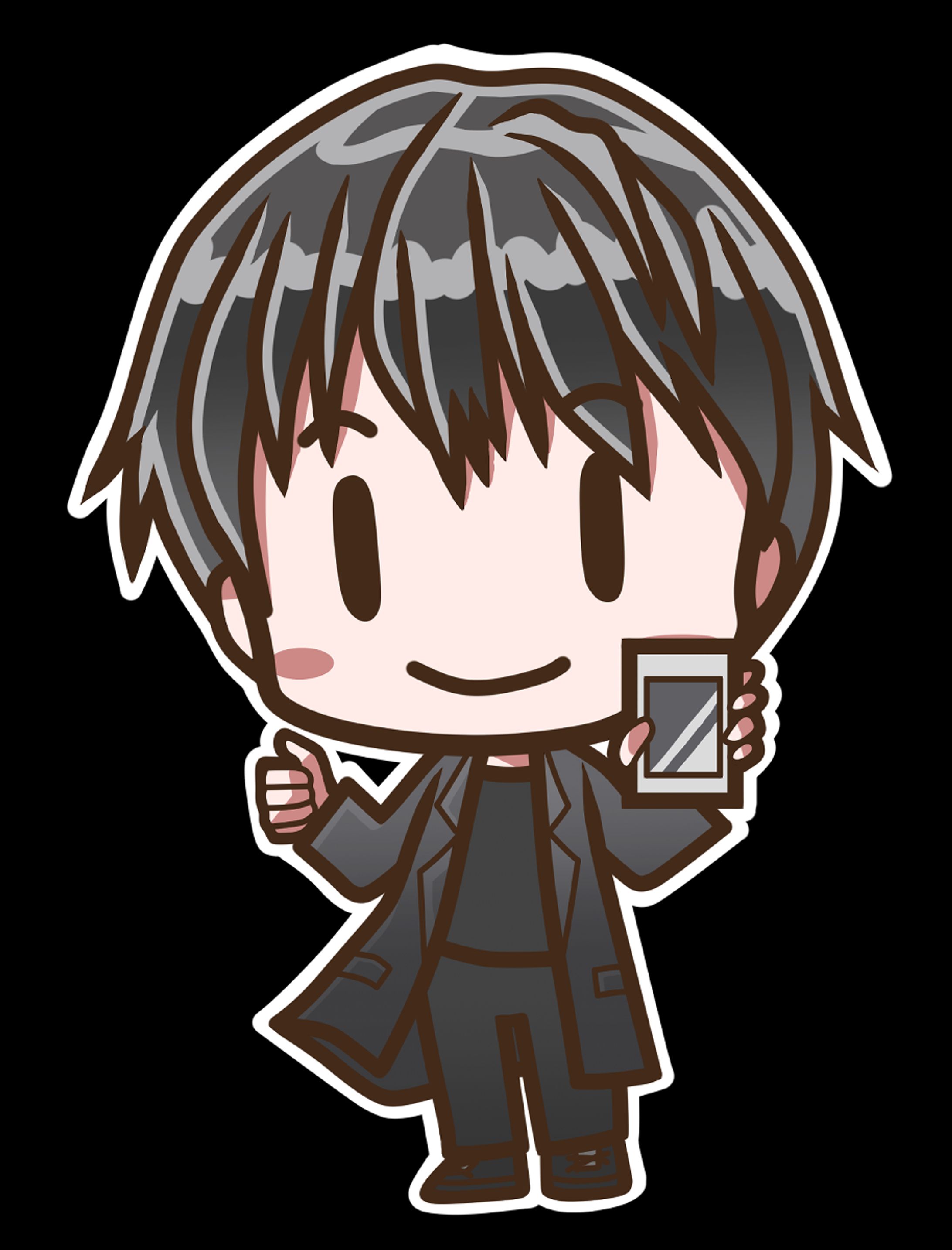 ご依頼イラスト（似顔絵／男性）-1