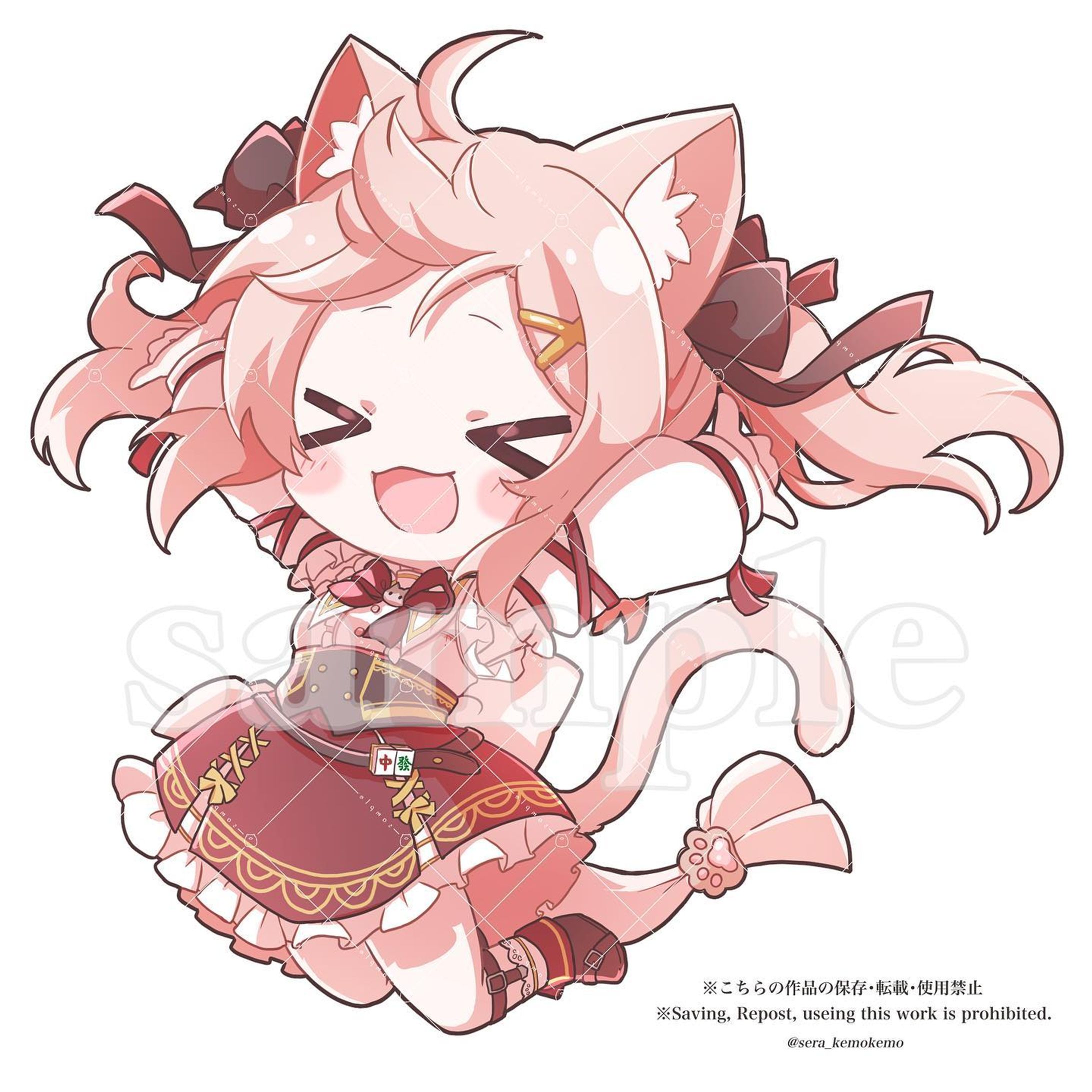 【ご依頼実績】SDイラスト/双葉めぐ様-1