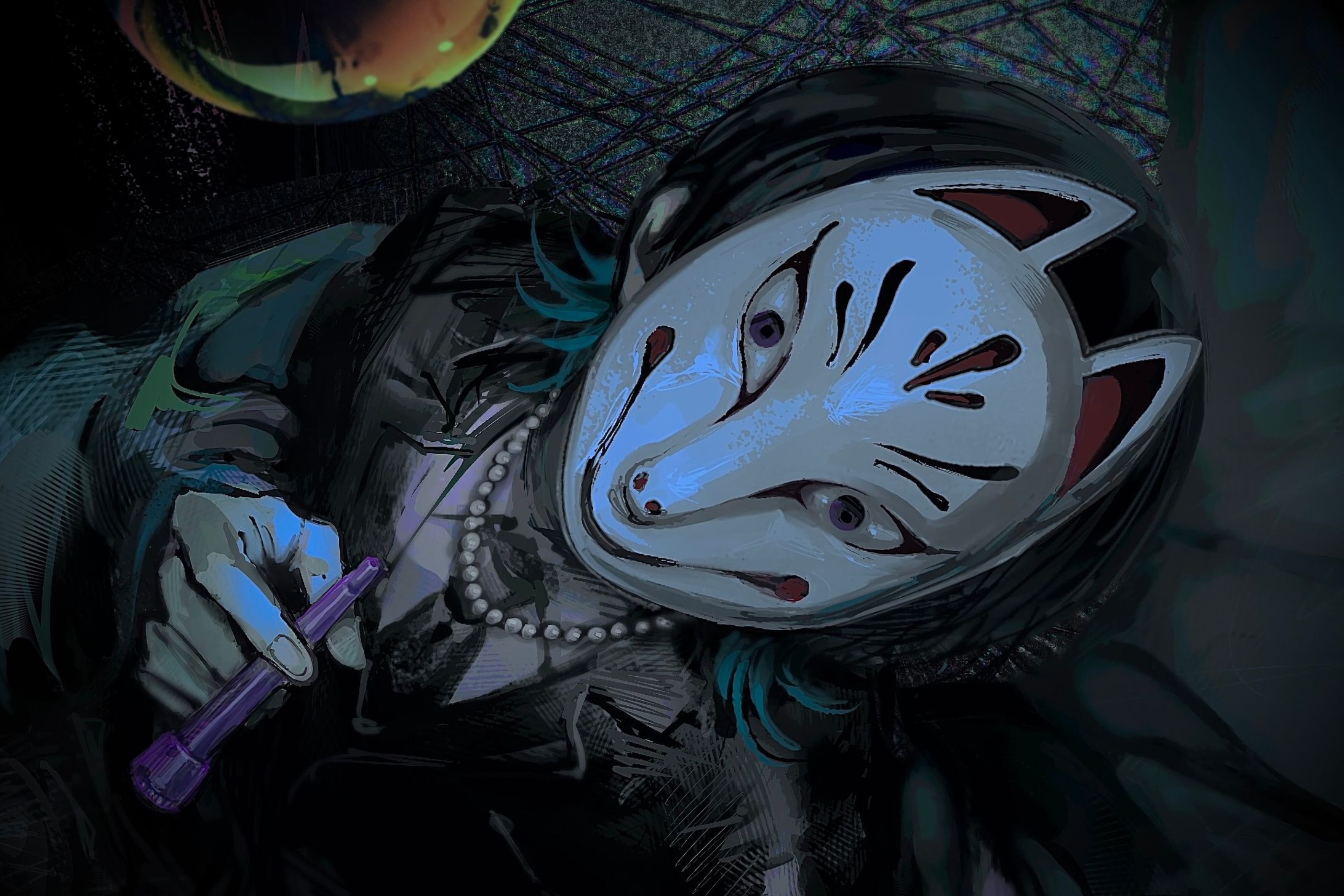 「歌舞伎町の女王 coverd by 梟note/弱酸性」MVイラスト-1