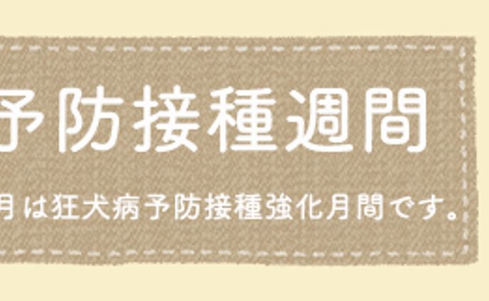予防接種週間バナー