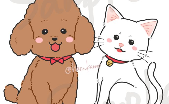 ゆるかわいい動物イラスト