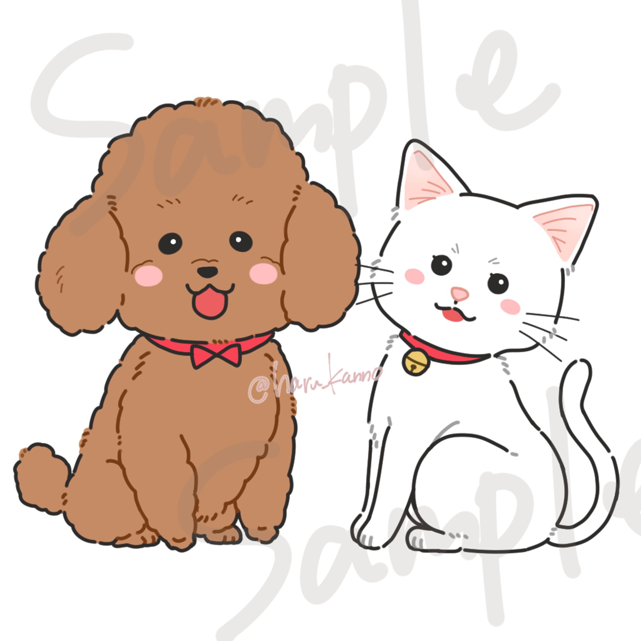 ゆるかわいい動物イラスト-1