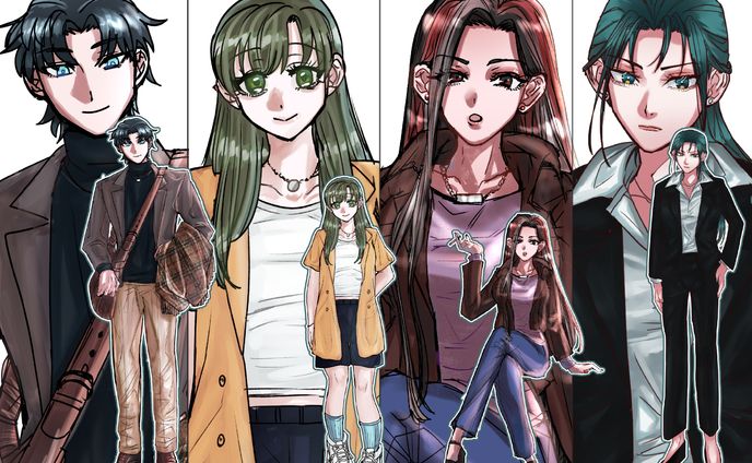 キャラクターデザイン一例