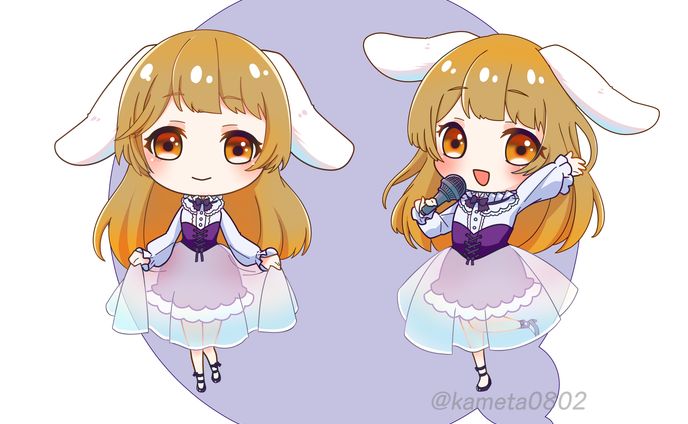 ミニキャラ　桃咲ちぃ様