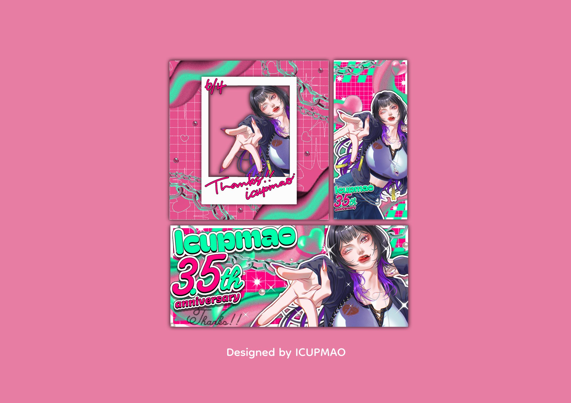 【愛冠まお】IRIAMアイコンリング/ヘッダー/スマホ壁紙-1