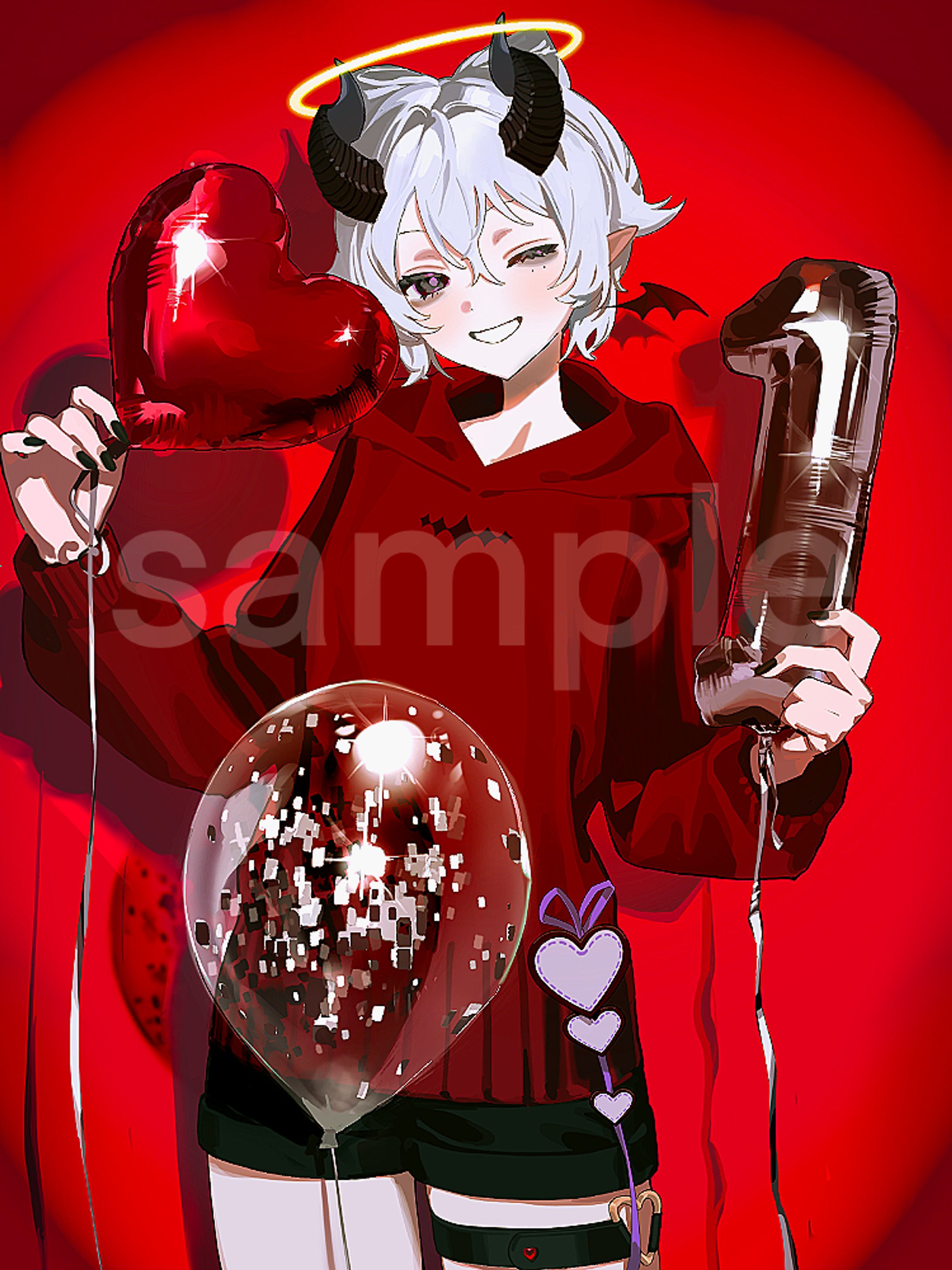 Vtuver　周年記念イラスト-1