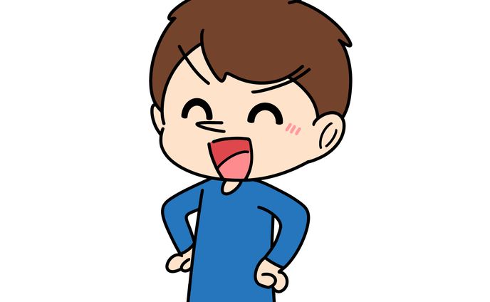 4コマ漫画イラスト