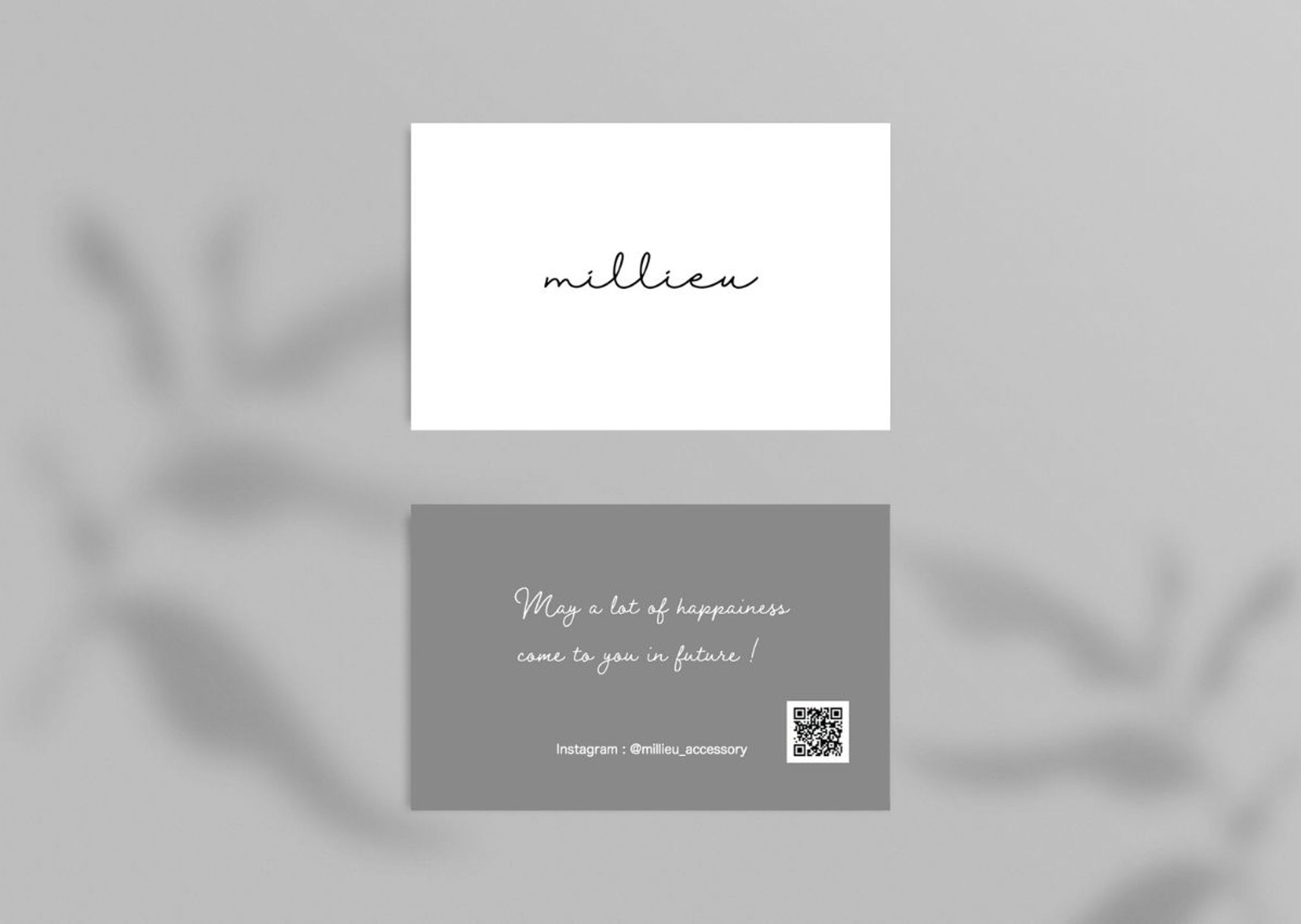 ショップカード｜Thank You Card-1